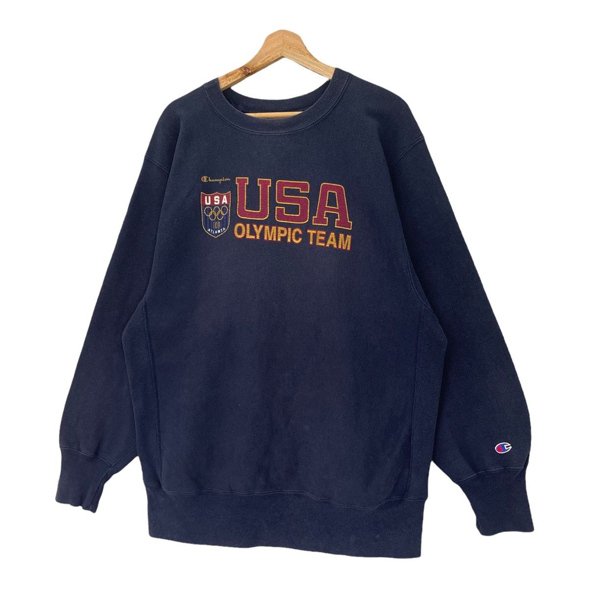 90s Champion Reverse Weave USA Olympic Team Sweatshirt