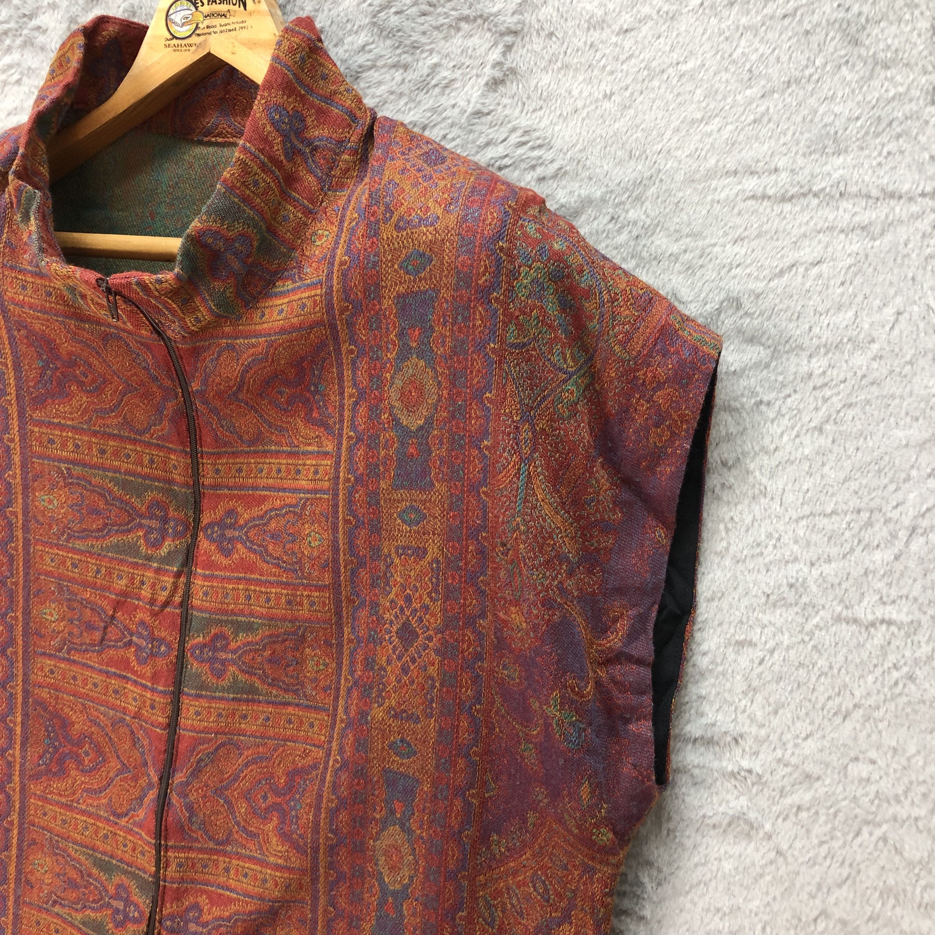Japanese Brand Kinloch Anderson Native Design Sleeveless Shirt #5950-215 Size L / US 10 / IT 46 - 6 Thumbnail