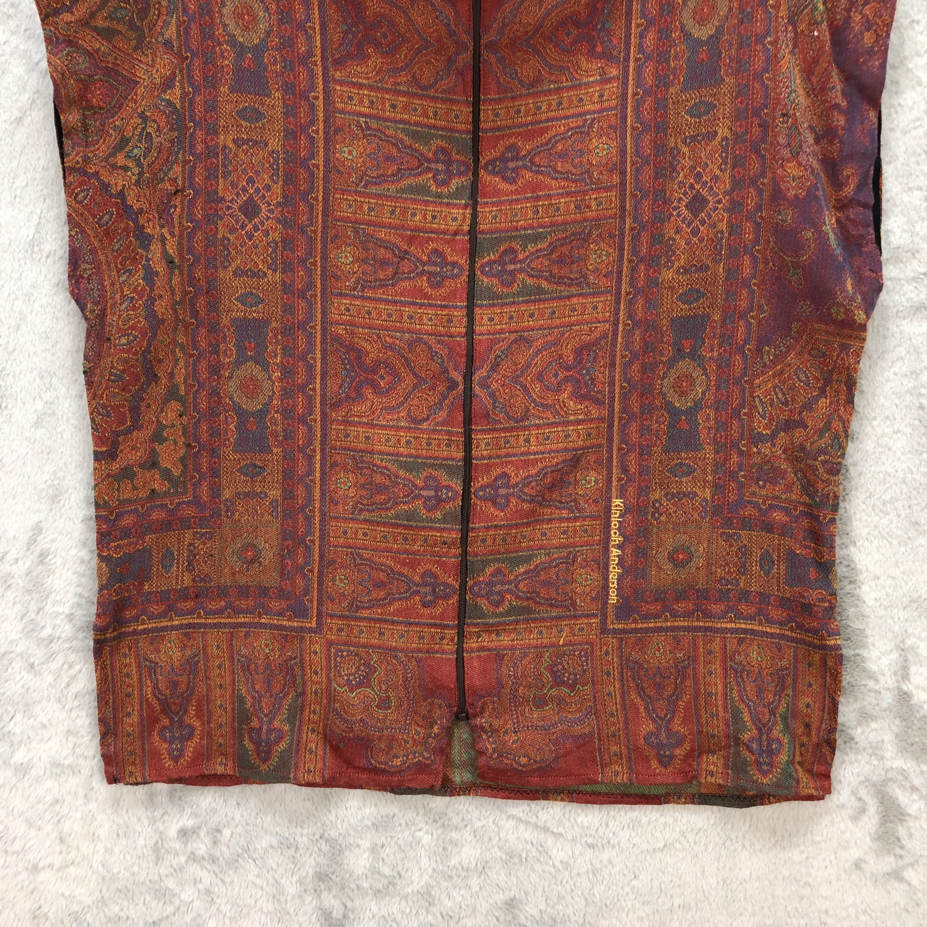 Japanese Brand Kinloch Anderson Native Design Sleeveless Shirt #5950-215 Size L / US 10 / IT 46 - 3 Thumbnail