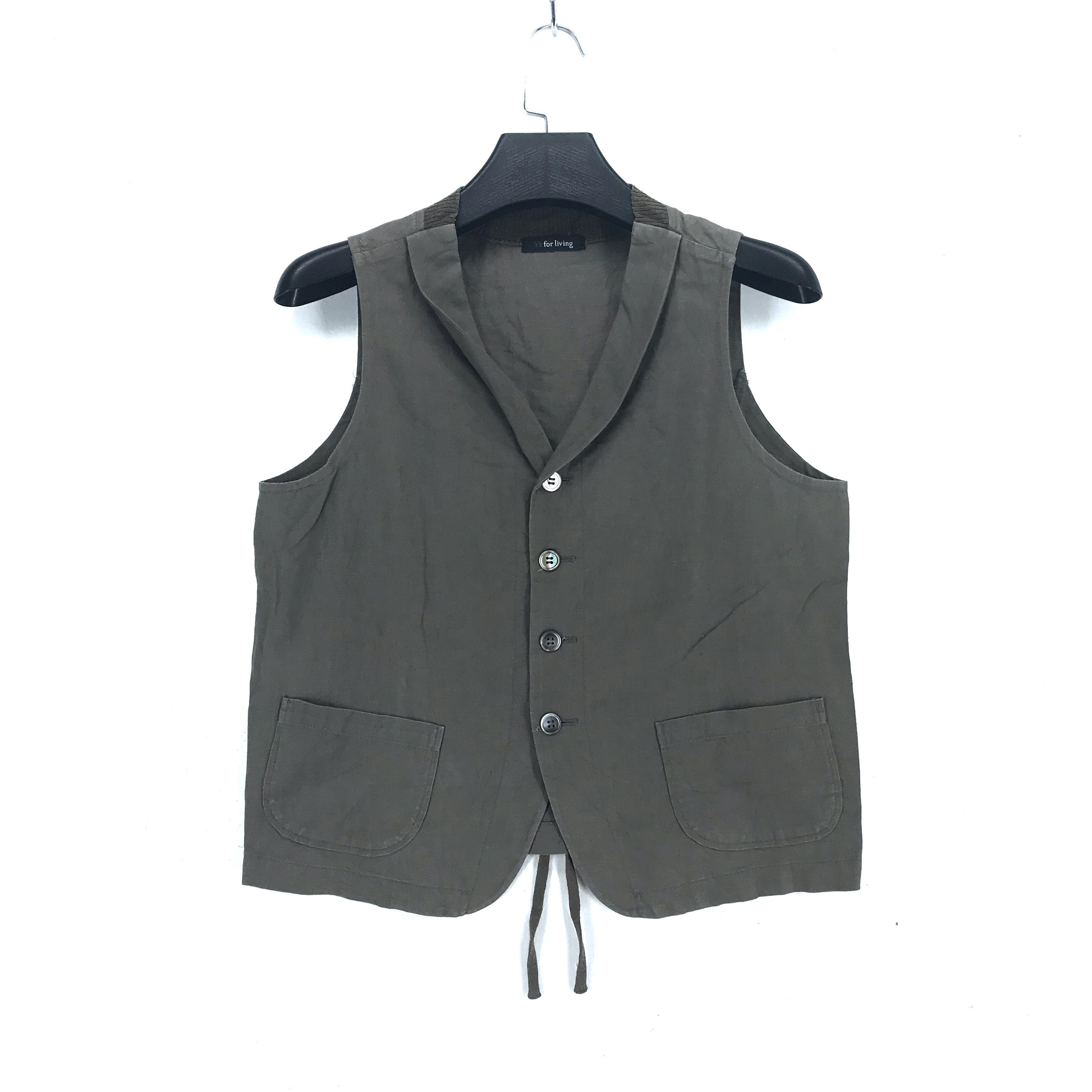 Yohji Yamamoto YS For Living Vest #2184-85 Size US S / EU 44-46 / 1 - 1 Thumbnail