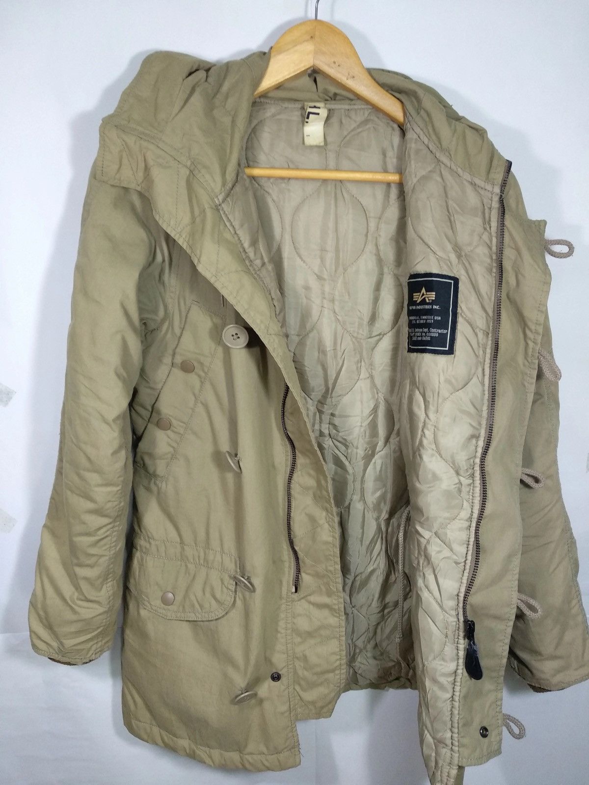 image of Alpha Industries x Margaret Howell N-3B Down Jacket, Men's (Size Medium)