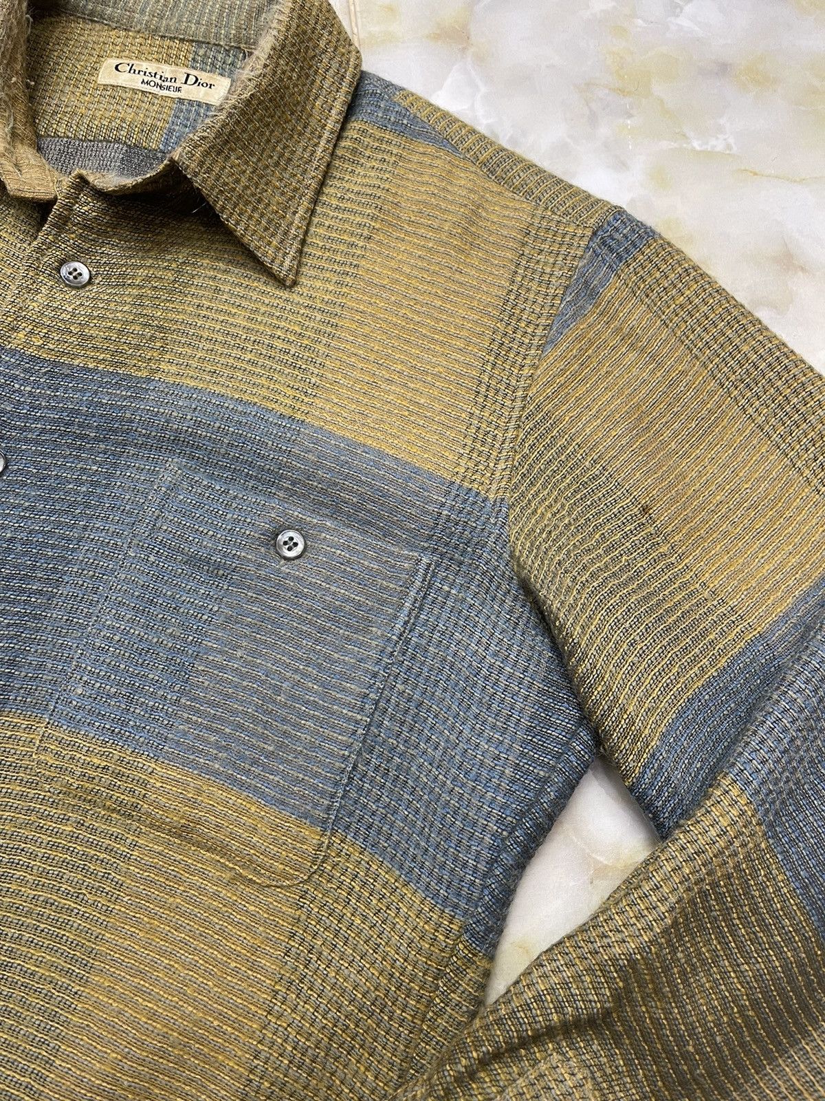 Christian Dior Monsieur × Vintage Vintage Christian Dior Button Up Shirt Size US M / EU 48-50 / 2 - 9 Thumbnail