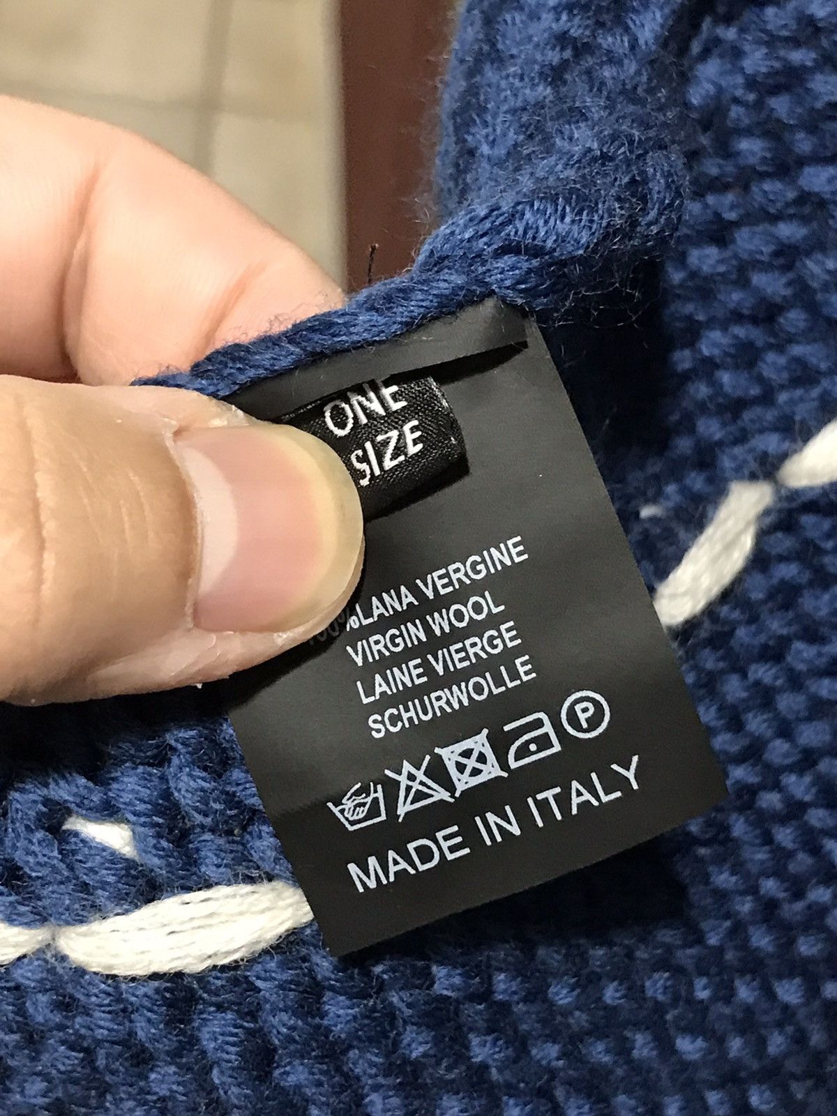 Raf Simons ***FINAL DROP***Scarf Style Back Turtle Neck Sweater Size ONE SIZE - 3 Thumbnail