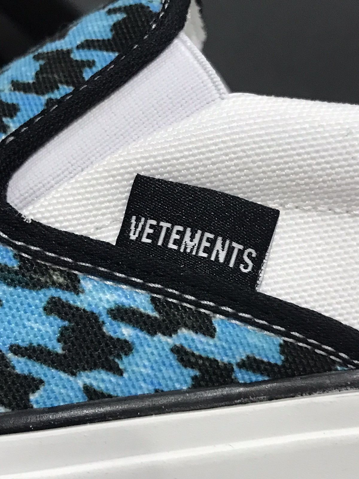 Vetements ***FINAL DROP***Houndstooth print slip on sneaker Size US 6 / EU 39 - 11 Thumbnail