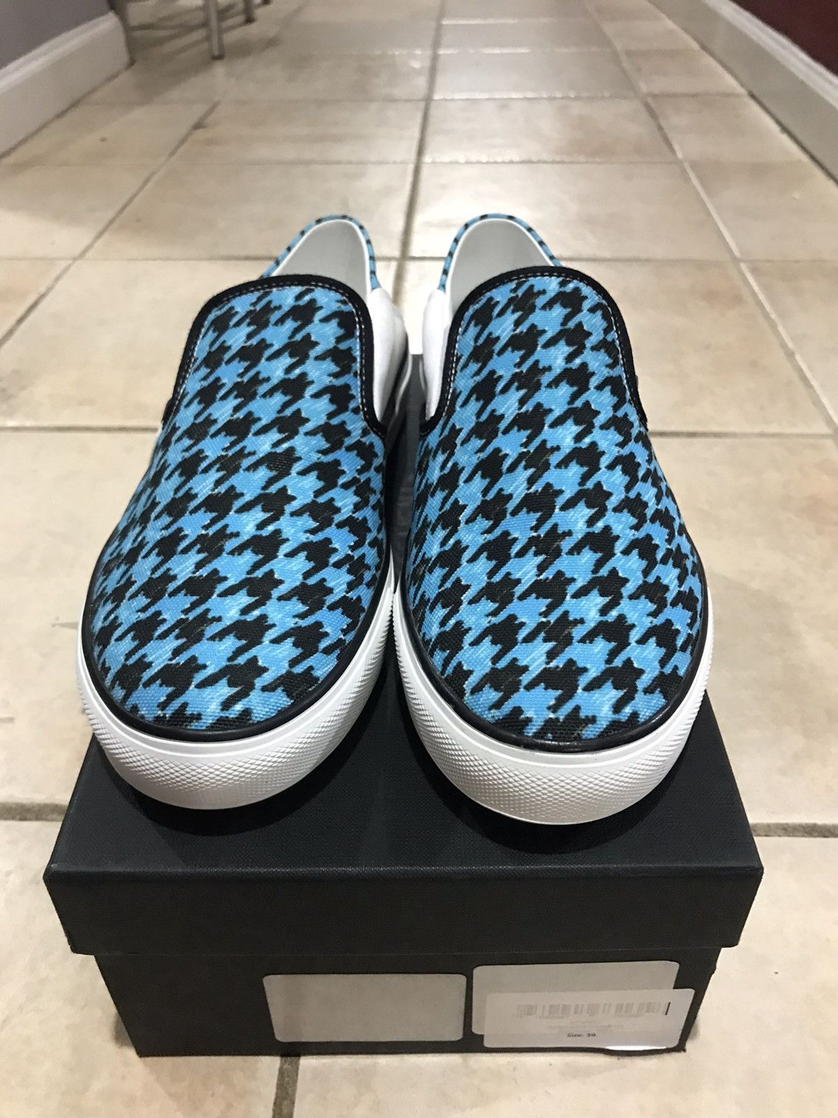 Vetements ***FINAL DROP***Houndstooth print slip on sneaker Size US 6 / EU 39 - 3 Thumbnail