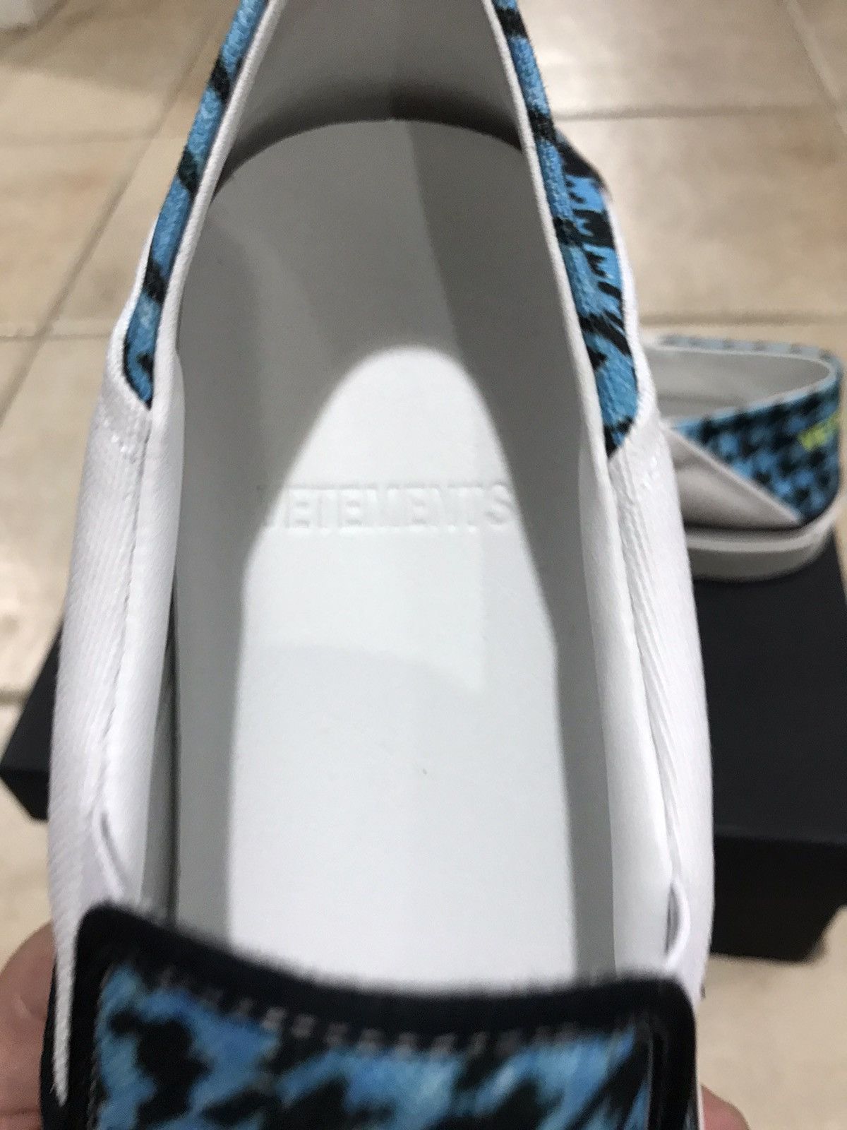 Vetements ***FINAL DROP***Houndstooth print slip on sneaker Size US 6 / EU 39 - 9 Thumbnail