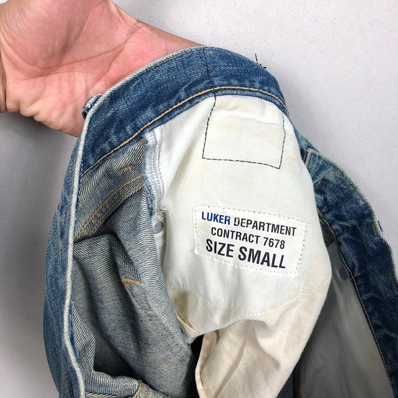 Neighborhood Luker by Neighborhood Distressed Denim Destroyed Jeans Size US 32 / EU 48 - 10 Thumbnail