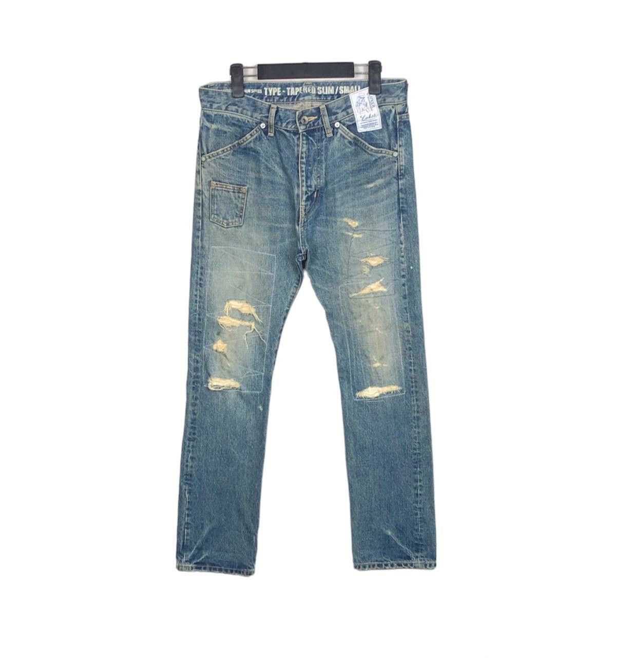 Neighborhood Luker by Neighborhood Distressed Denim Destroyed Jeans Size US 32 / EU 48 - 1 Thumbnail