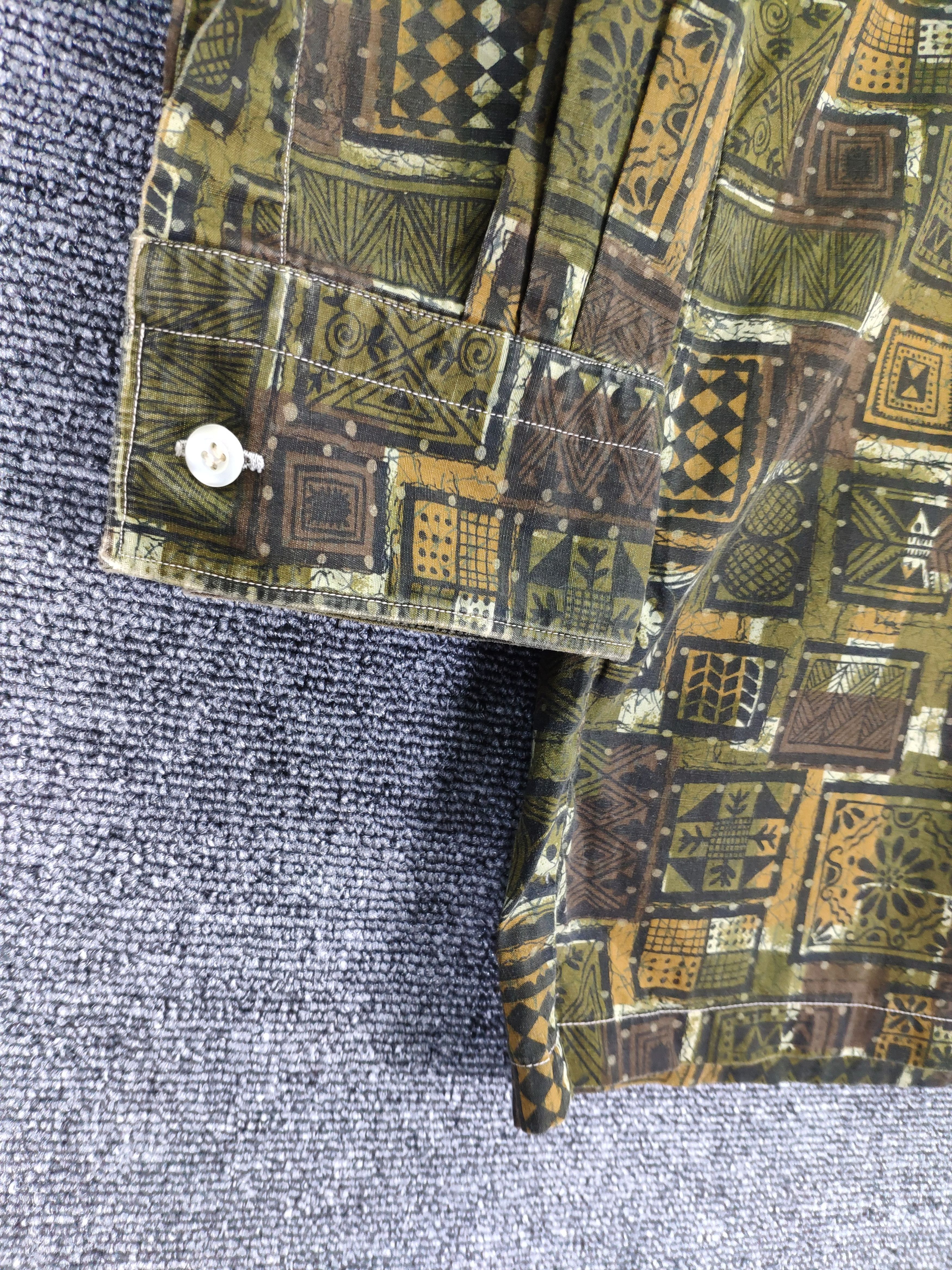 Designer × Japanese Brand Vintage 90s Shirt Button Up Abstract Art Size US M / EU 48-50 / 2 - 4 Thumbnail