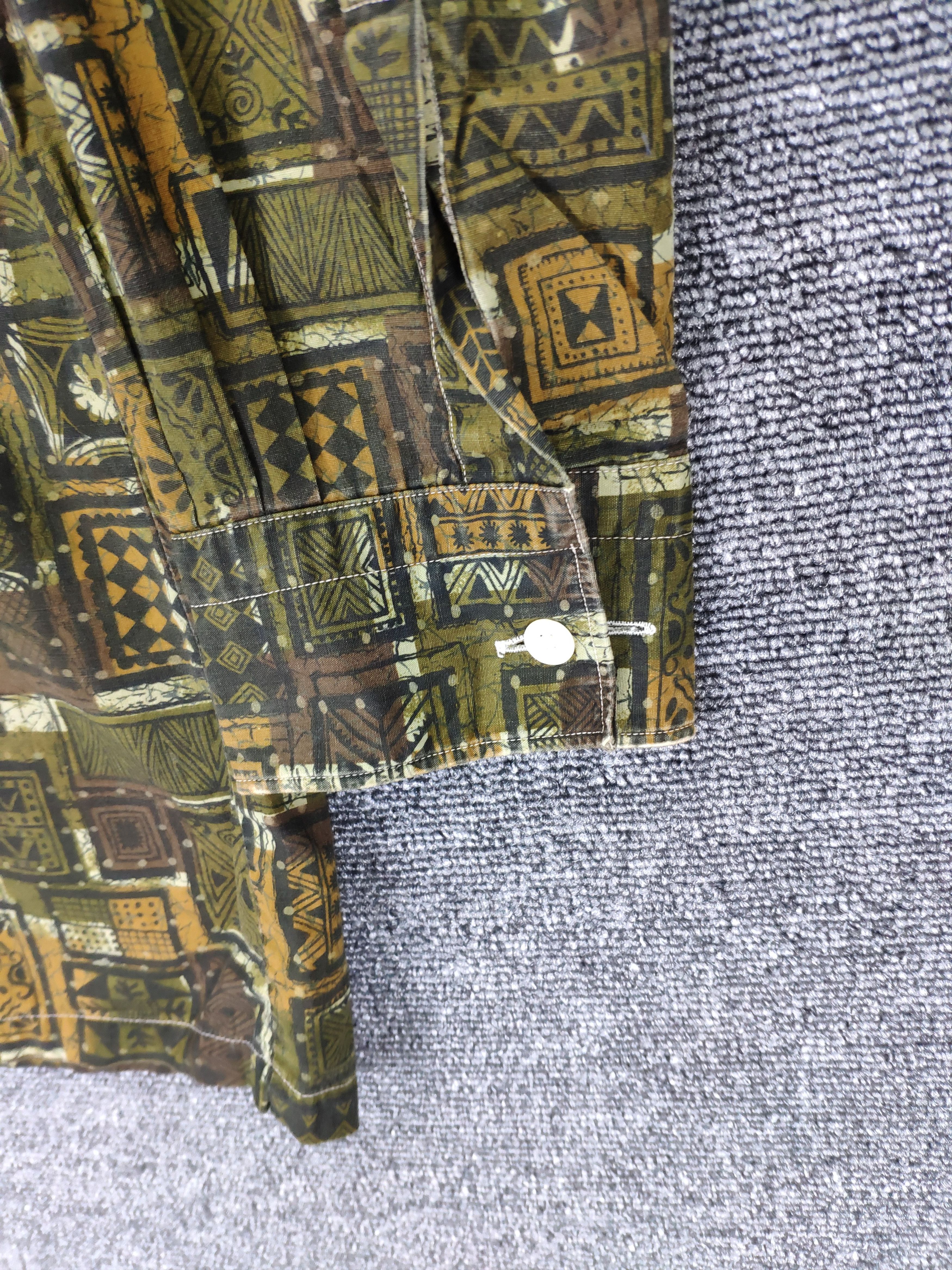 Designer × Japanese Brand Vintage 90s Shirt Button Up Abstract Art Size US M / EU 48-50 / 2 - 5 Thumbnail