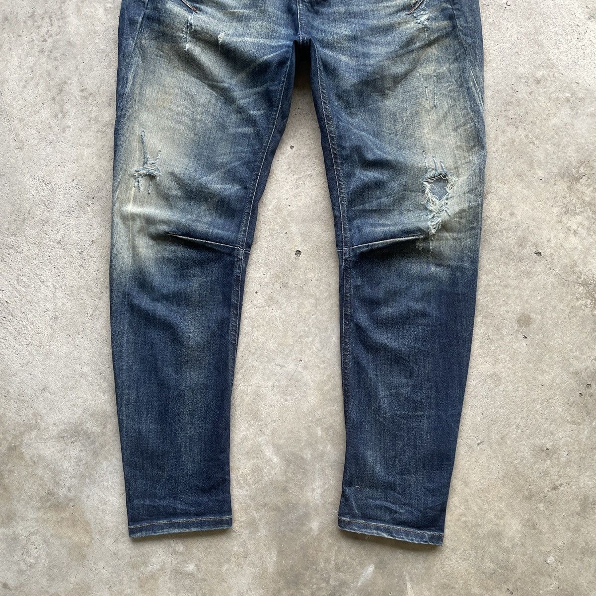 Diesel Vintage Diesel Distressed Denim Jeans Pants W29x25 Size US 29 - 6 Thumbnail