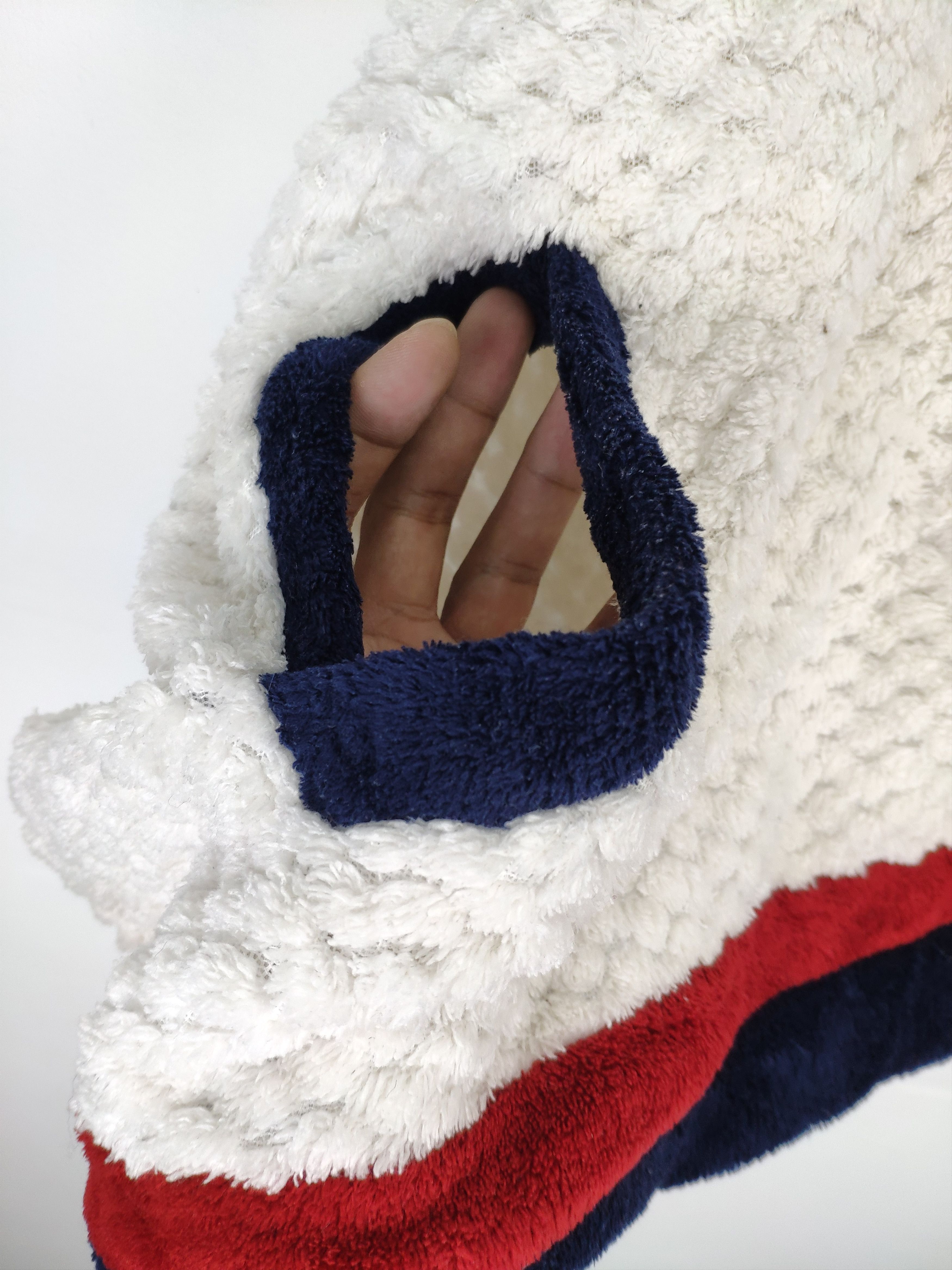 Japanese Brand × Vintage Vintage Japanese Poncho Fleece Scarves Size ONE SIZE - 7 Thumbnail
