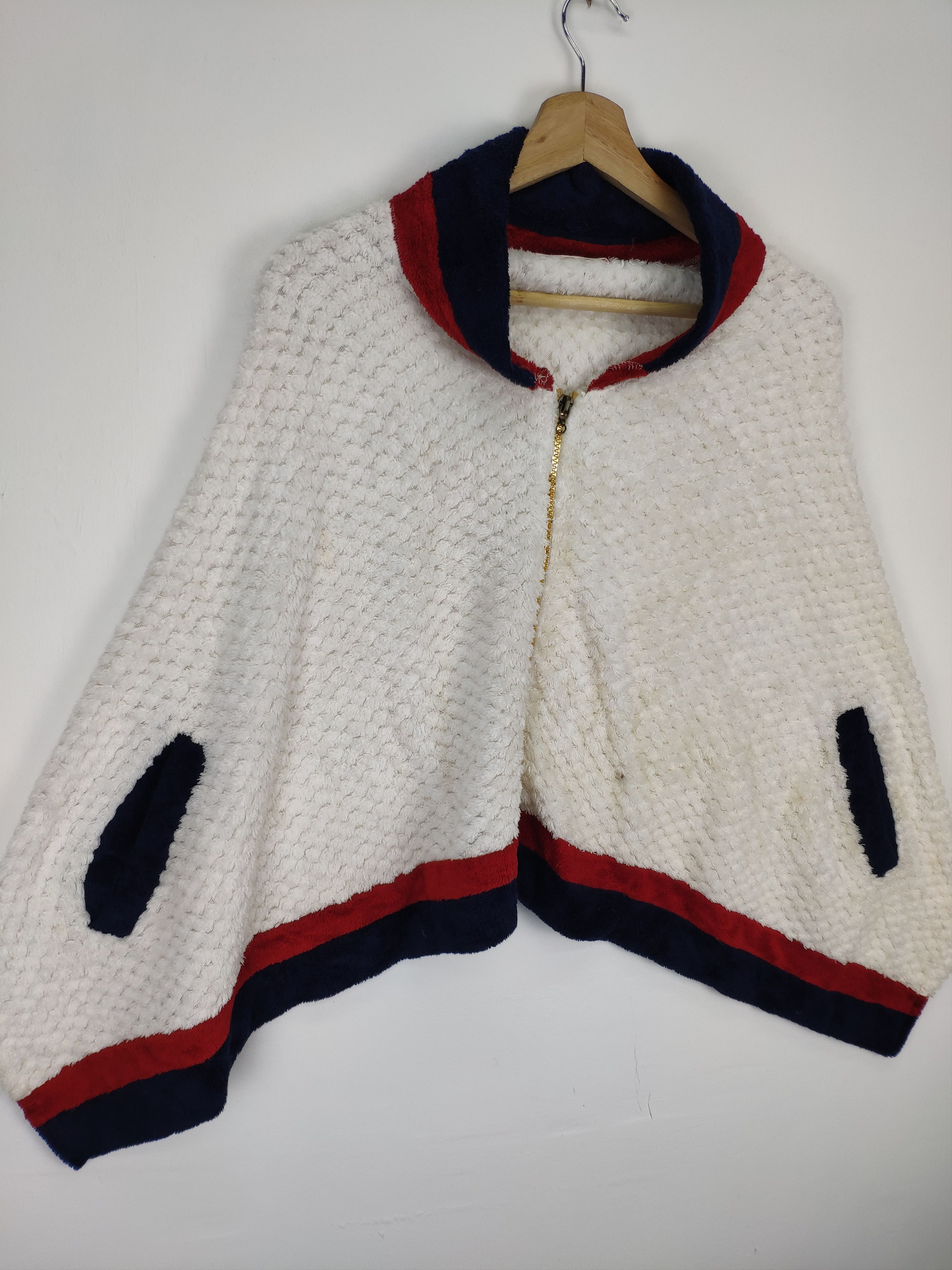 Japanese Brand × Vintage Vintage Japanese Poncho Fleece Scarves Size ONE SIZE - 3 Thumbnail