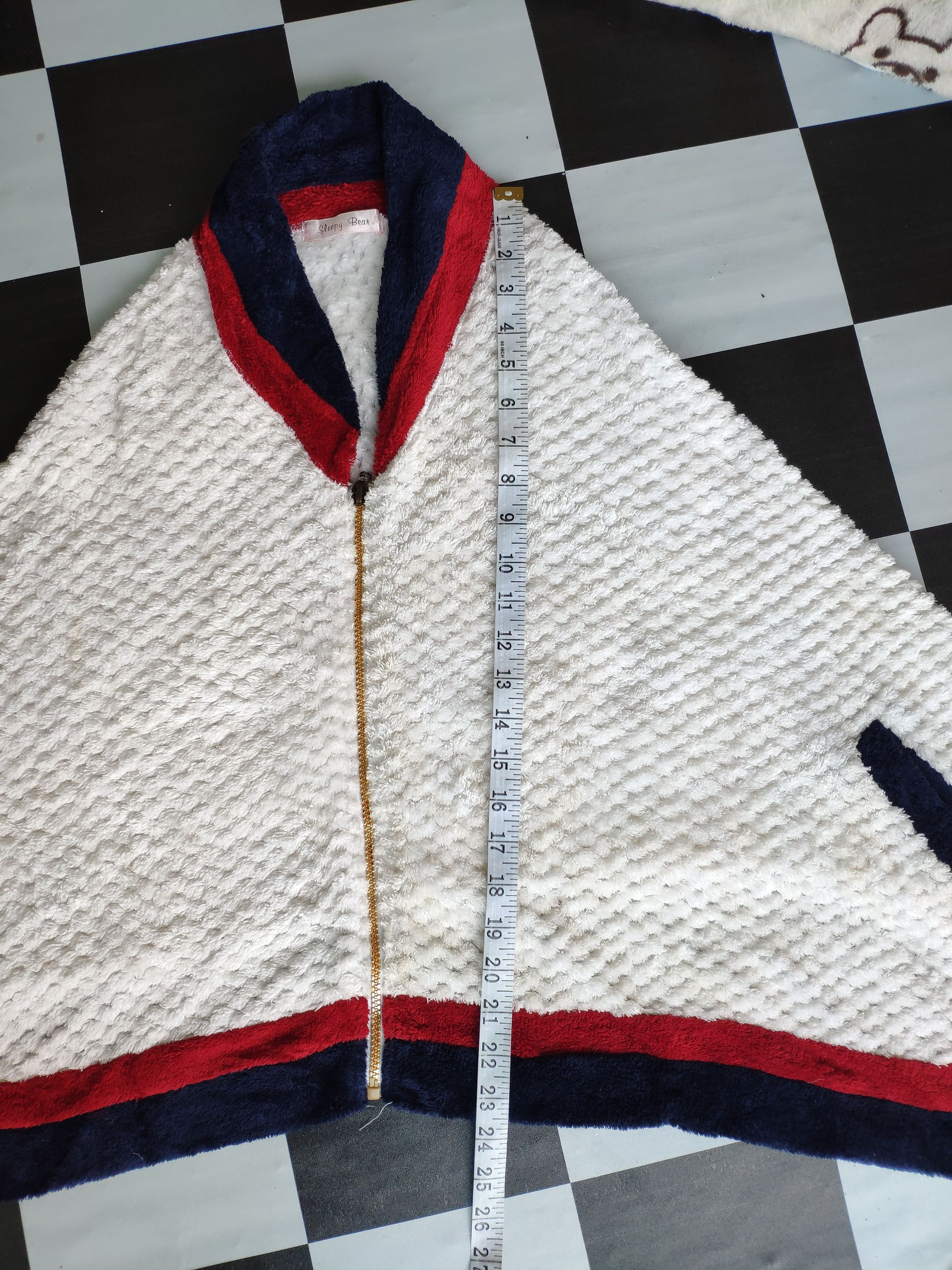 Japanese Brand × Vintage Vintage Japanese Poncho Fleece Scarves Size ONE SIZE - 15 Thumbnail