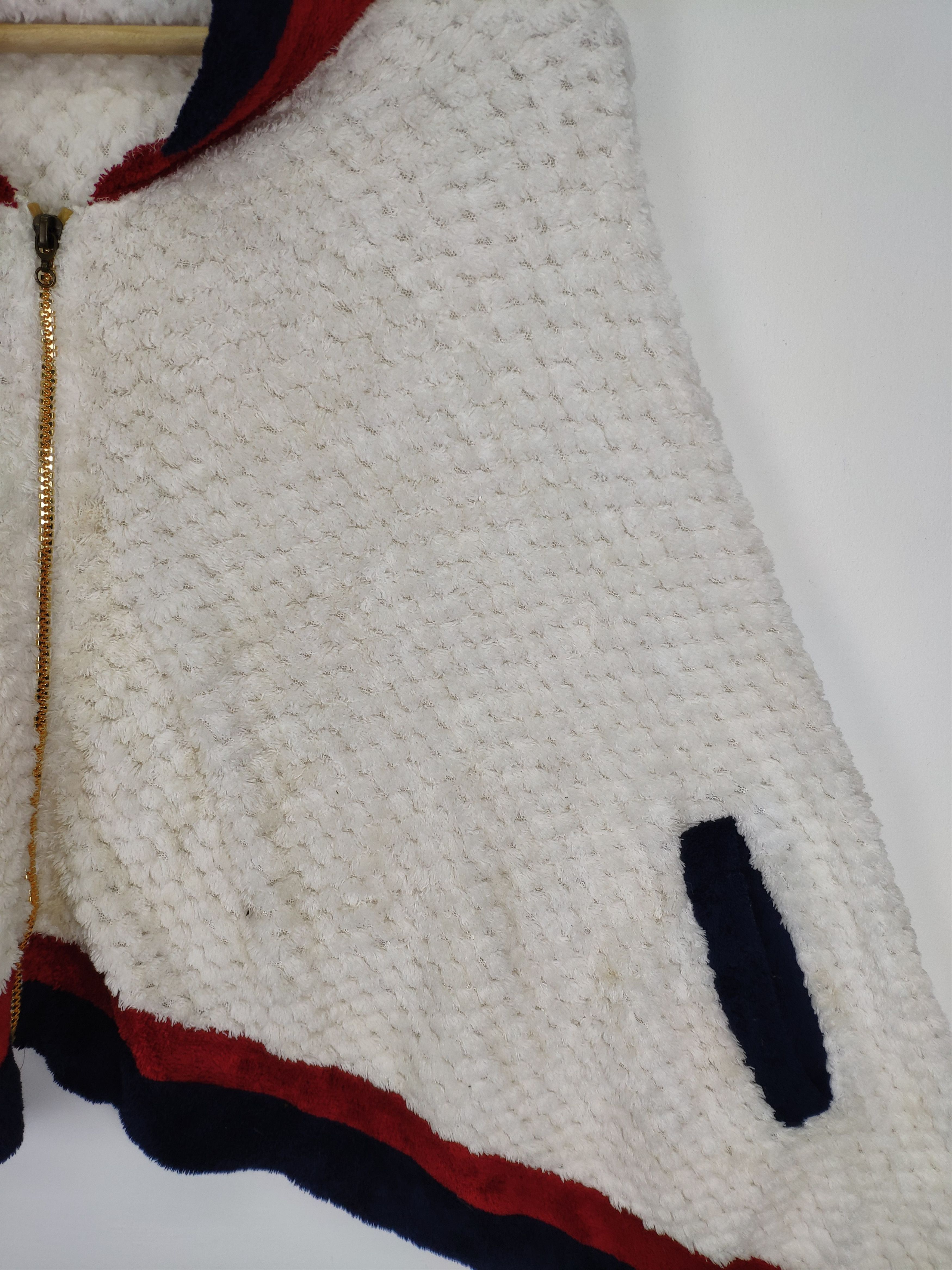 Japanese Brand × Vintage Vintage Japanese Poncho Fleece Scarves Size ONE SIZE - 4 Thumbnail