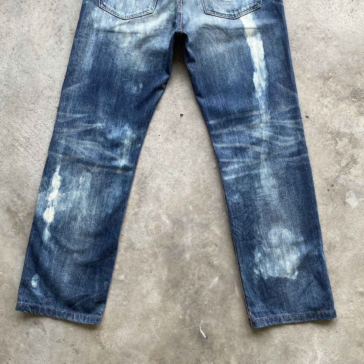 Japanese Brand × Vintage Vintage Japanese Faded Bleach Denim Jeans Pants W33x29 Size US 33 - 10 Thumbnail