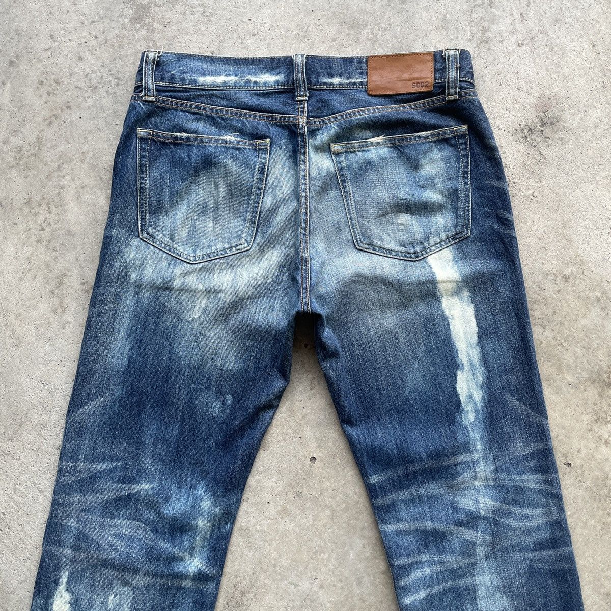 Japanese Brand × Vintage Vintage Japanese Faded Bleach Denim Jeans Pants W33x29 Size US 33 - 11 Thumbnail