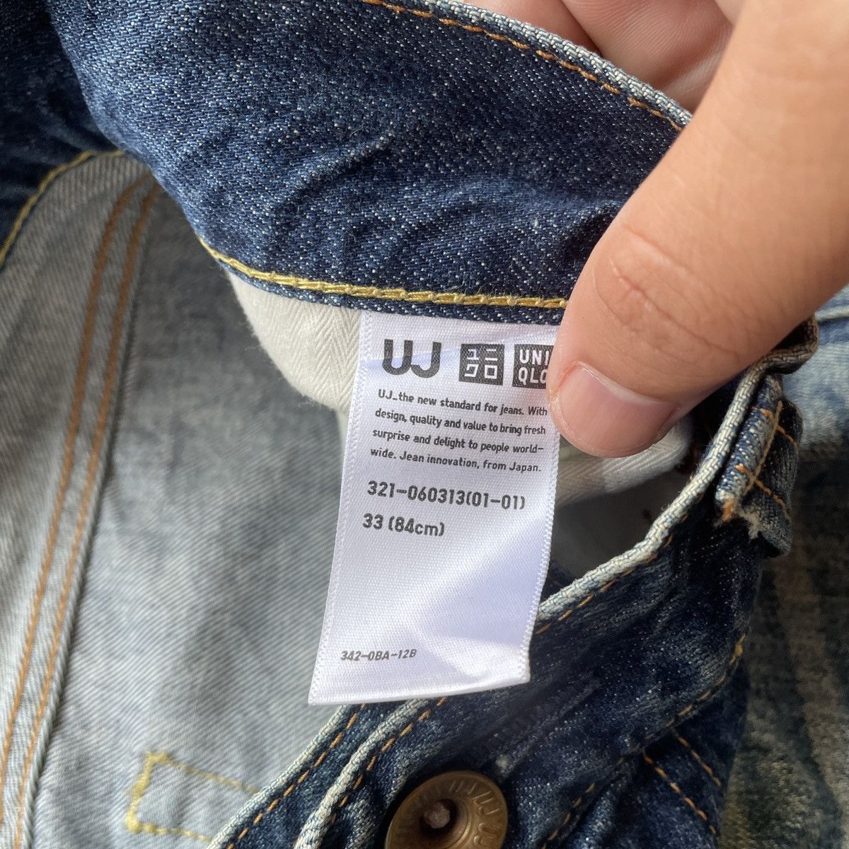 Japanese Brand × Vintage Vintage Japanese Faded Bleach Denim Jeans Pants W33x29 Size US 33 - 8 Thumbnail