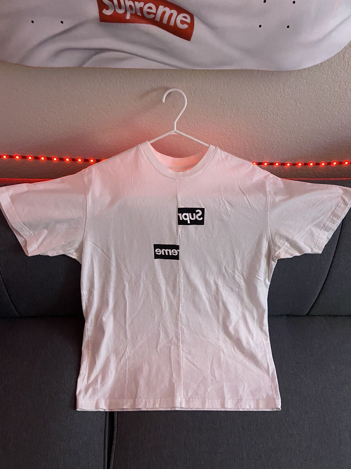 Comme des Garcons × Supreme black cdg logo Size US L / EU 52-54 / 3 - 1 Thumbnail