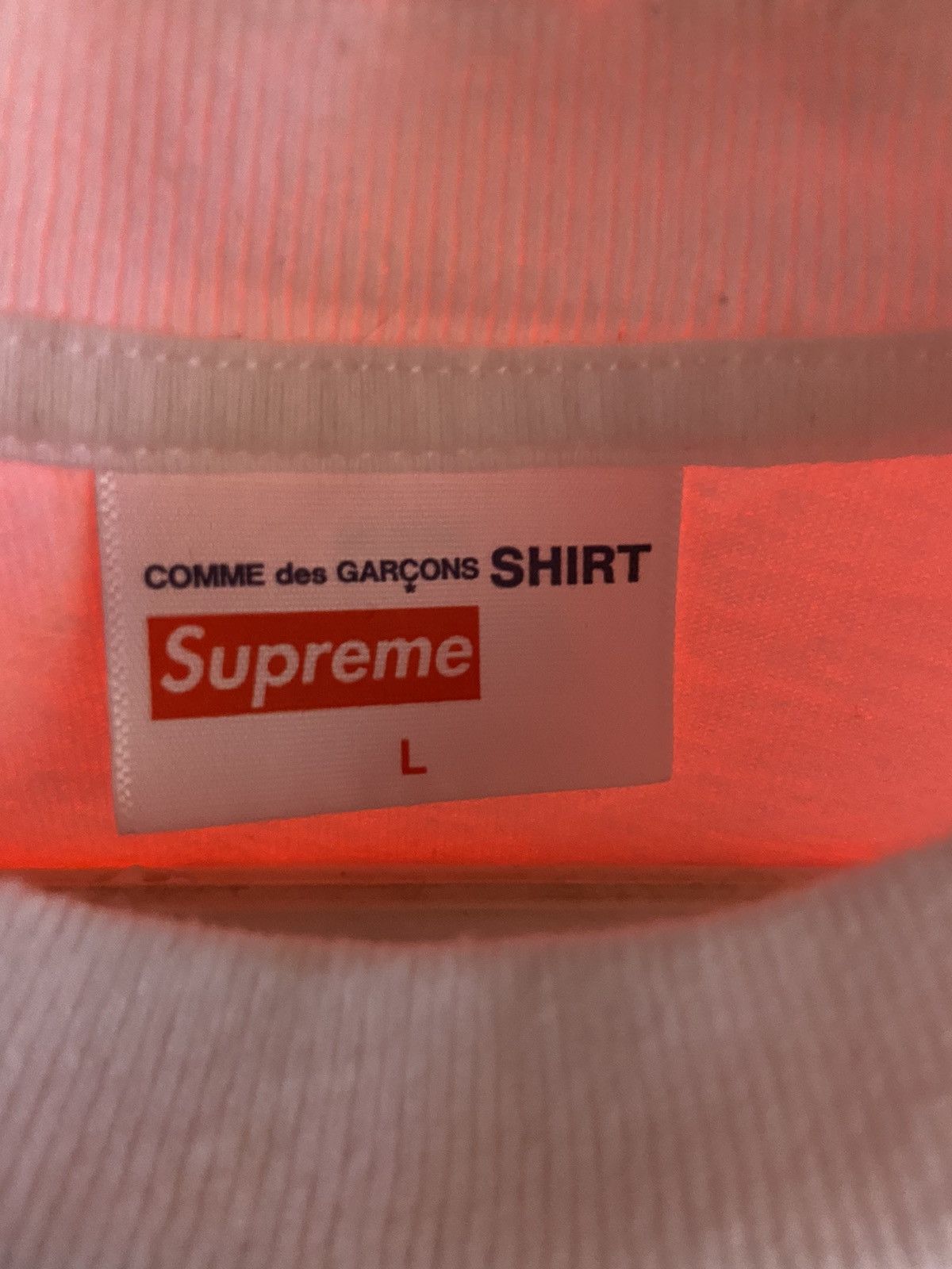 Comme des Garcons × Supreme black cdg logo Size US L / EU 52-54 / 3 - 5 Thumbnail