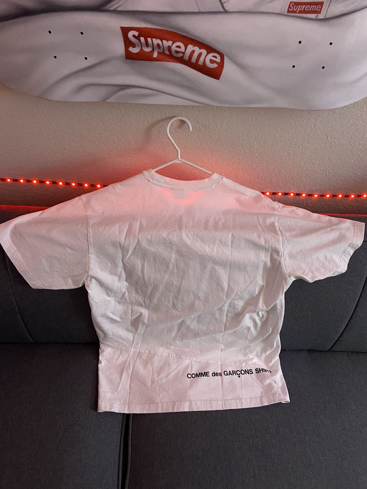 Comme des Garcons × Supreme black cdg logo Size US L / EU 52-54 / 3 - 3 Thumbnail