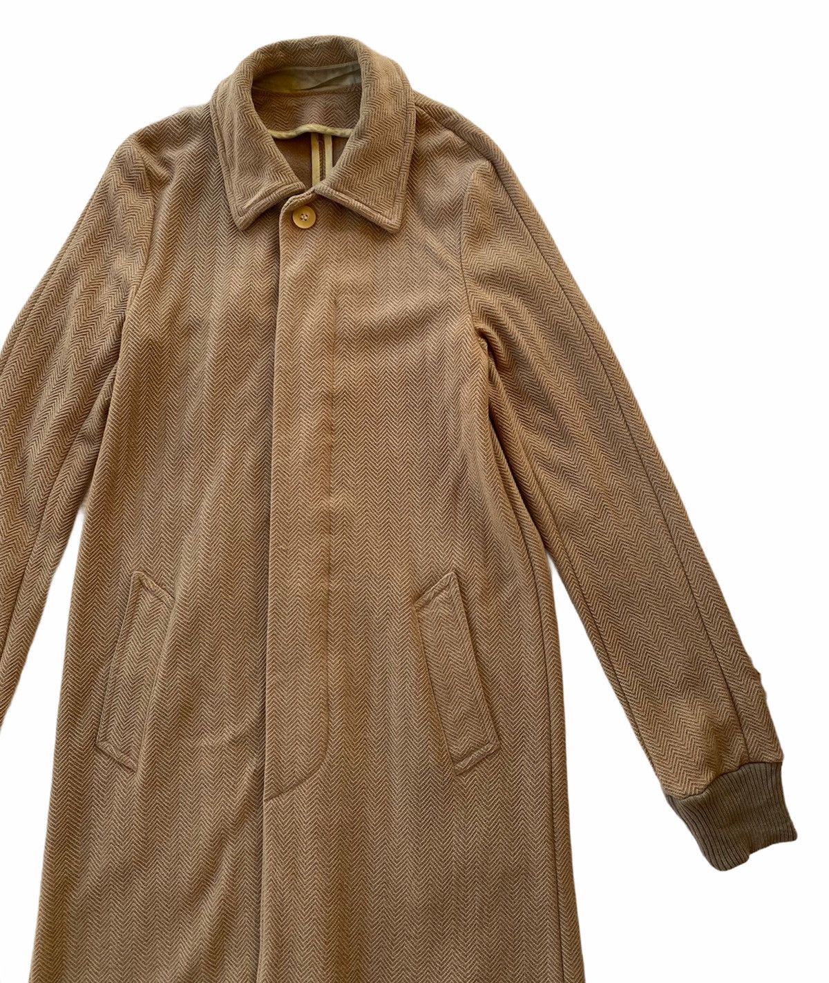 Sacai Sacai Japan Wool Blend Beige Trench Coat Size S / US 4 / IT 40 - 2 Thumbnail