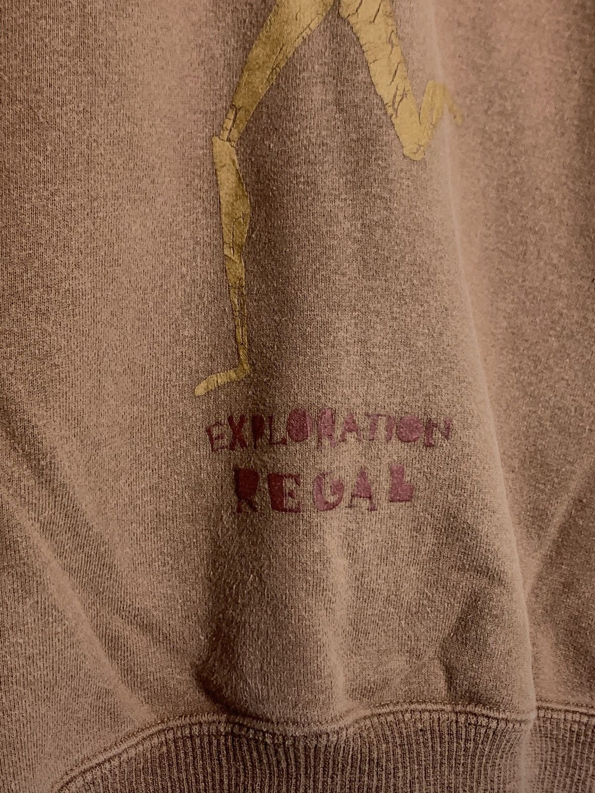 Japanese Brand Exploration Regal Brown Half Zipper Pullover Hoodie Travis Size US M / EU 48-50 / 2 - 4 Thumbnail