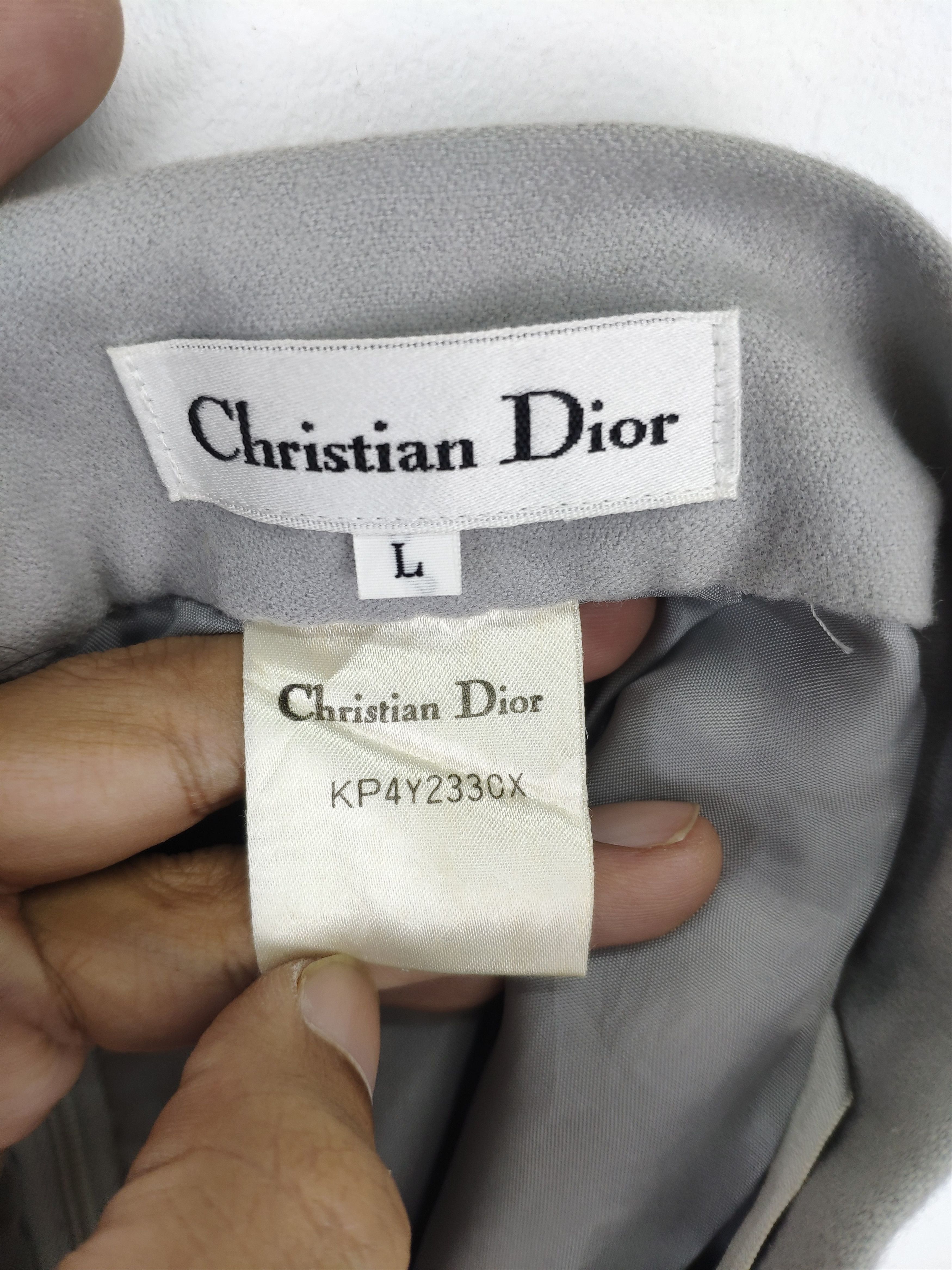 Christian Dior Monsieur Christian Dior Wool Midi Skirt Plain Size 26" / US 2 / IT 38 - 3 Thumbnail