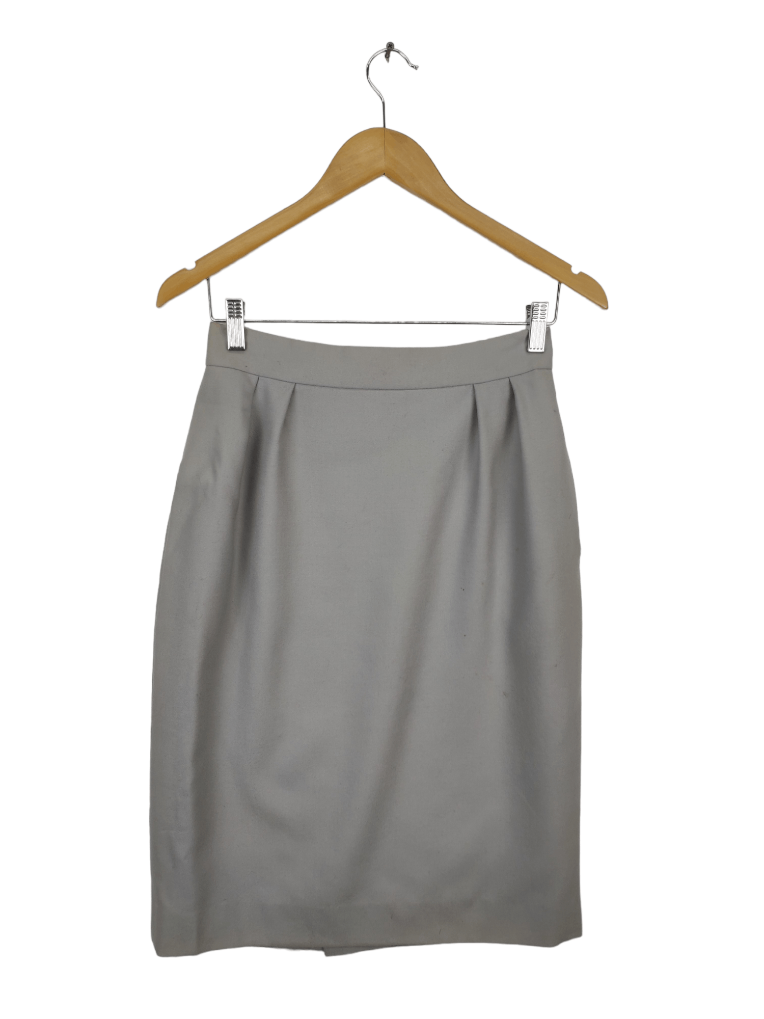 Christian Dior Monsieur Christian Dior Wool Midi Skirt Plain Size 26" / US 2 / IT 38 - 1 Thumbnail