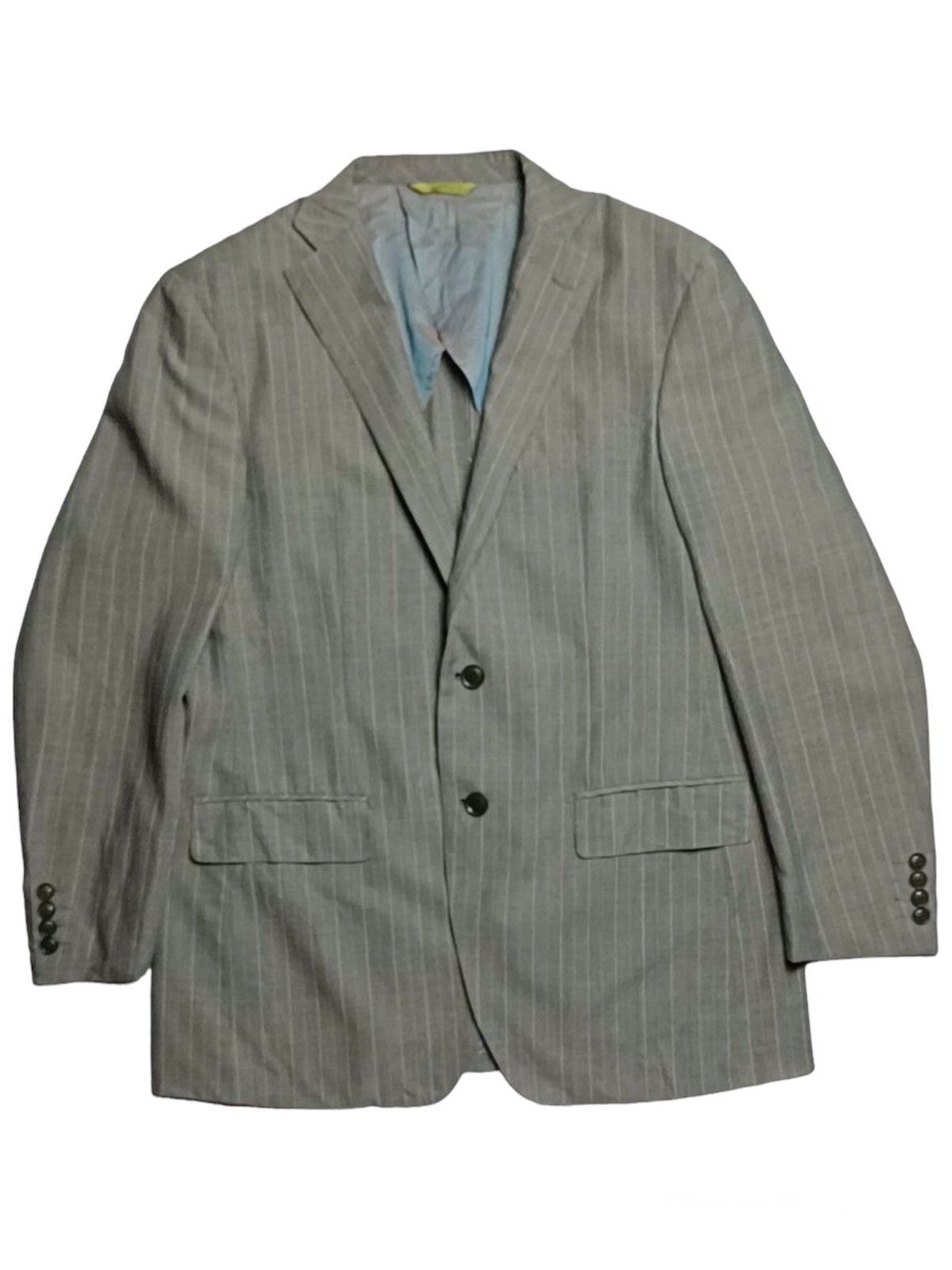 Kansai Yamamoto KansaiMan Stripes Wool Blazer Size US L / EU 52-54 / 3 - 1 Thumbnail