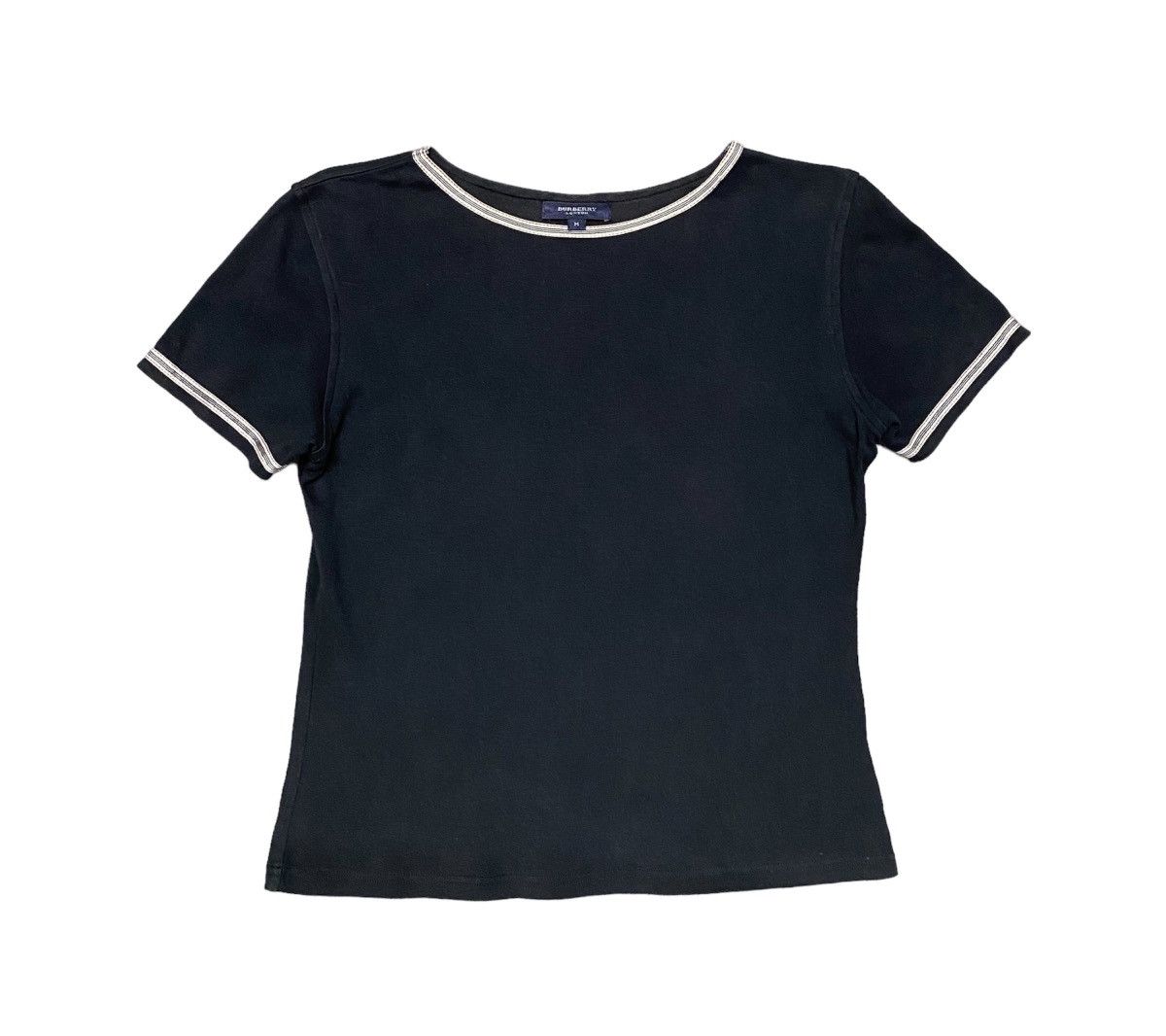 Burberry × Vintage Women Burberry London Short Sleeve Tshirt Size M / US 6-8 / IT 42-44 - 1 Thumbnail