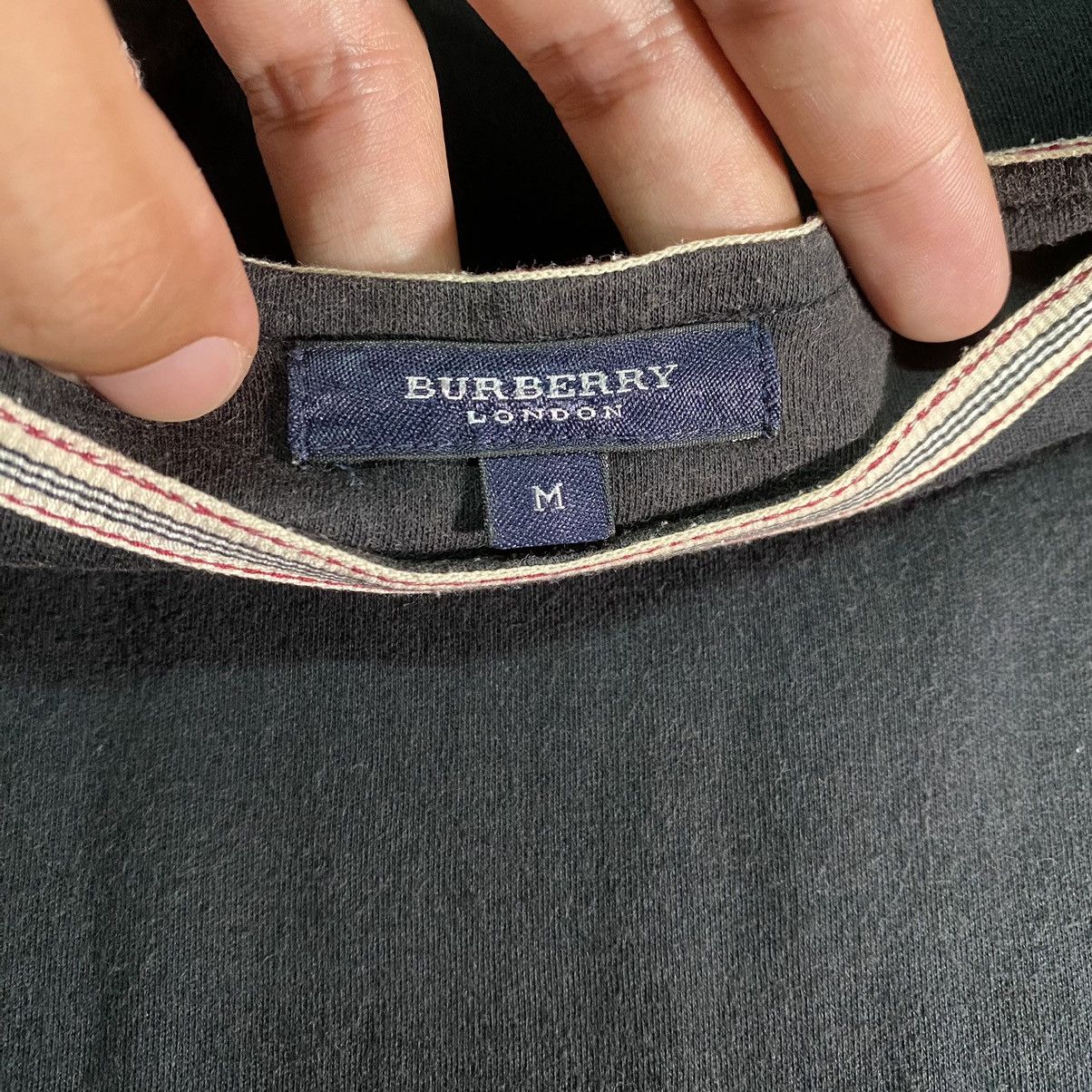 Burberry × Vintage Women Burberry London Short Sleeve Tshirt Size M / US 6-8 / IT 42-44 - 3 Thumbnail