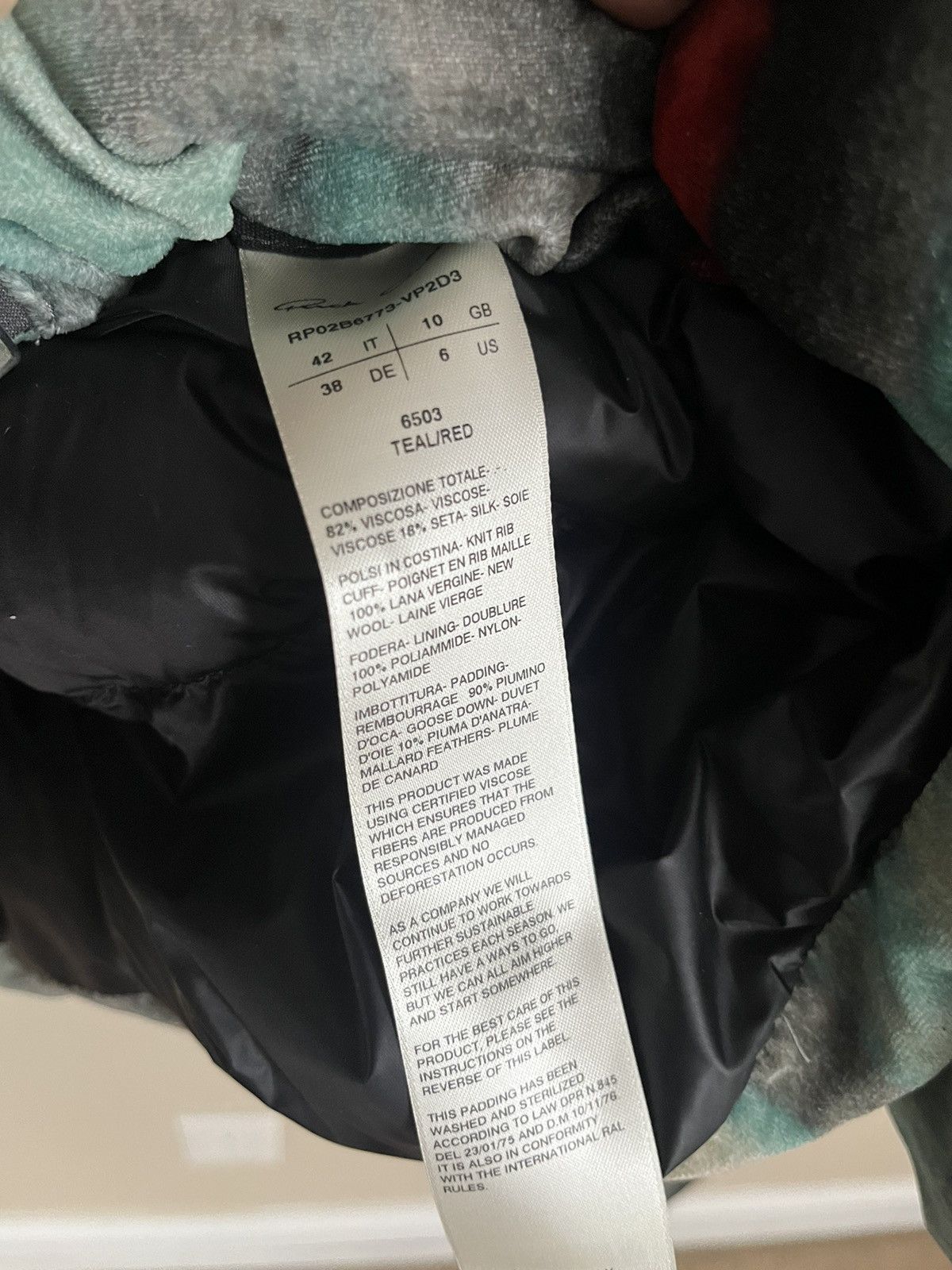 Rick Owens AW22 strobe funnel jacket Size US S / EU 44-46 / 1 - 7 Thumbnail