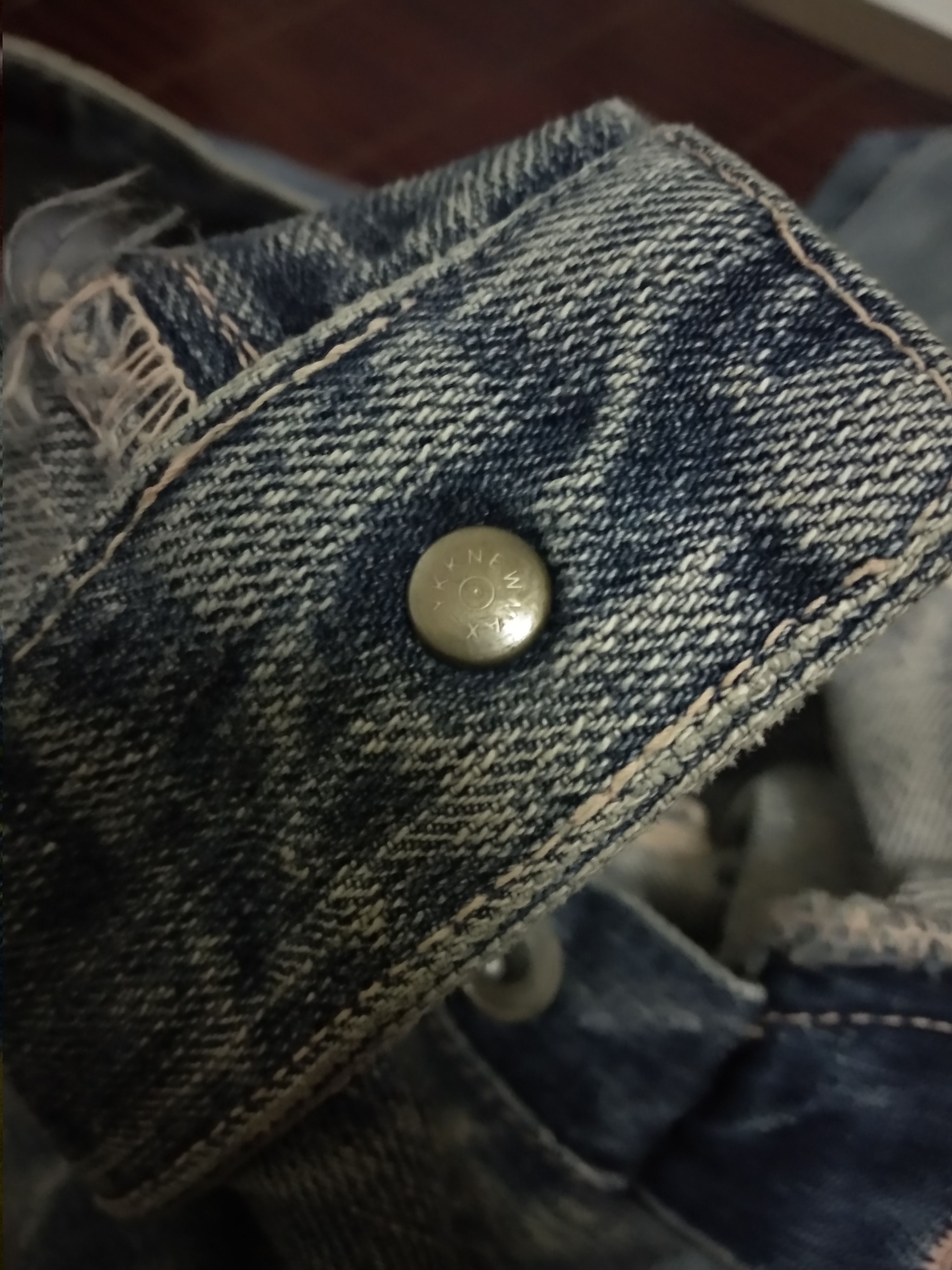 Japanese Brand Johnbull asymmetry single selvedge patchwork jeans Size US 36 / EU 52 - 11 Thumbnail