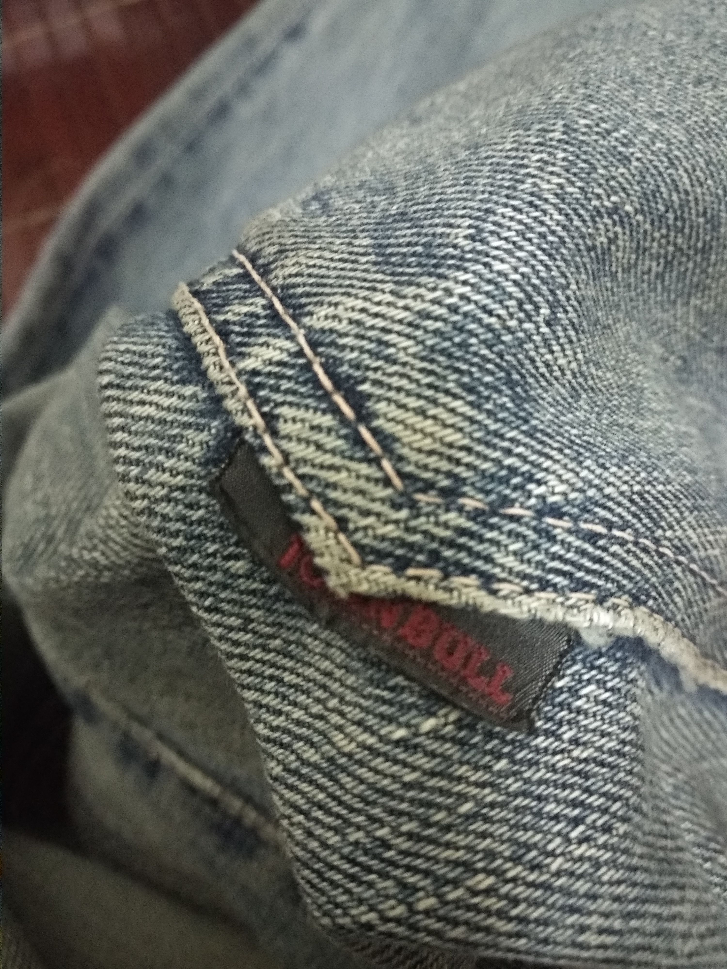 Japanese Brand Johnbull asymmetry single selvedge patchwork jeans Size US 36 / EU 52 - 8 Thumbnail