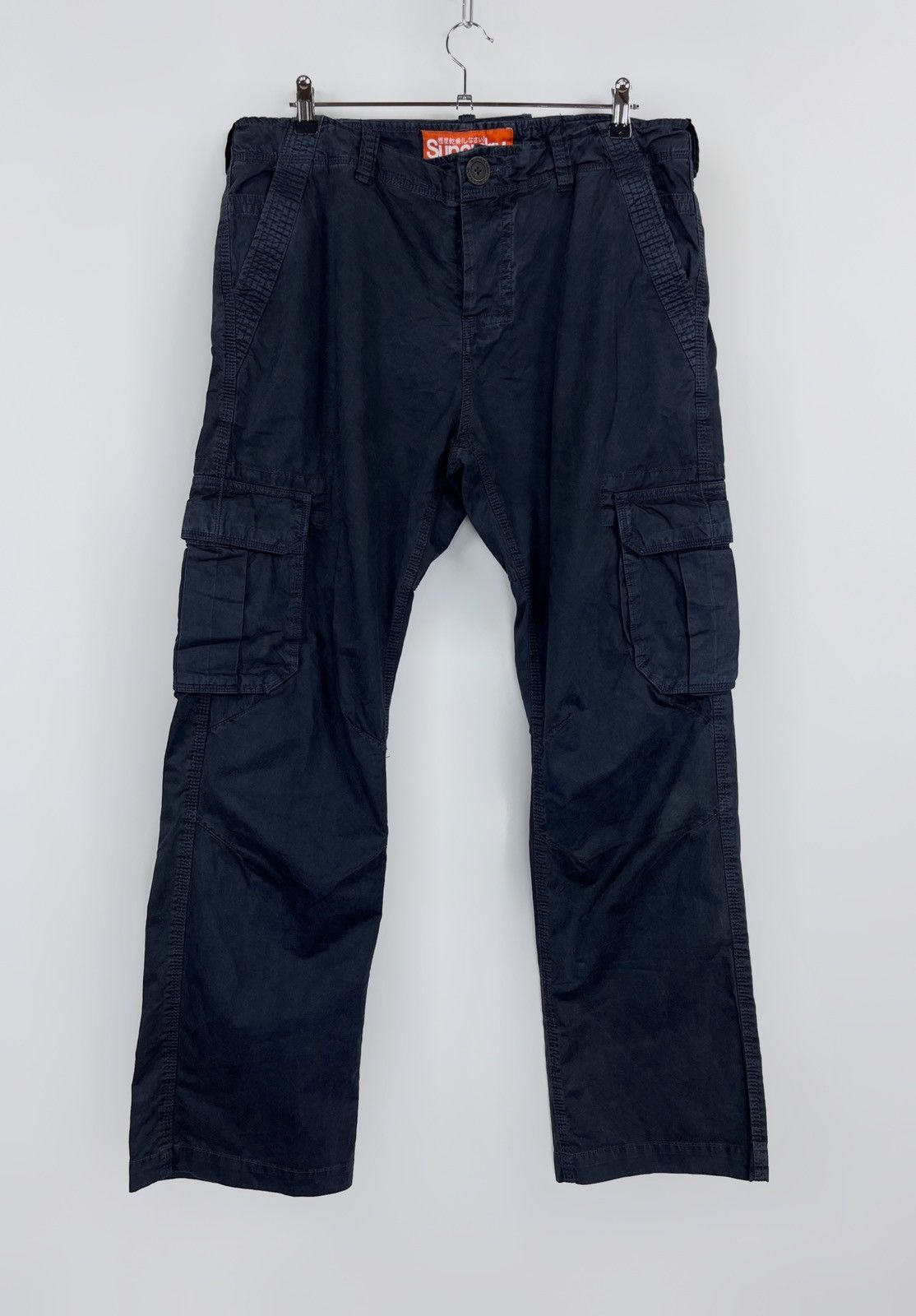 Rare Limited SUPERDRY Multipocket Cargo Pants L/XL