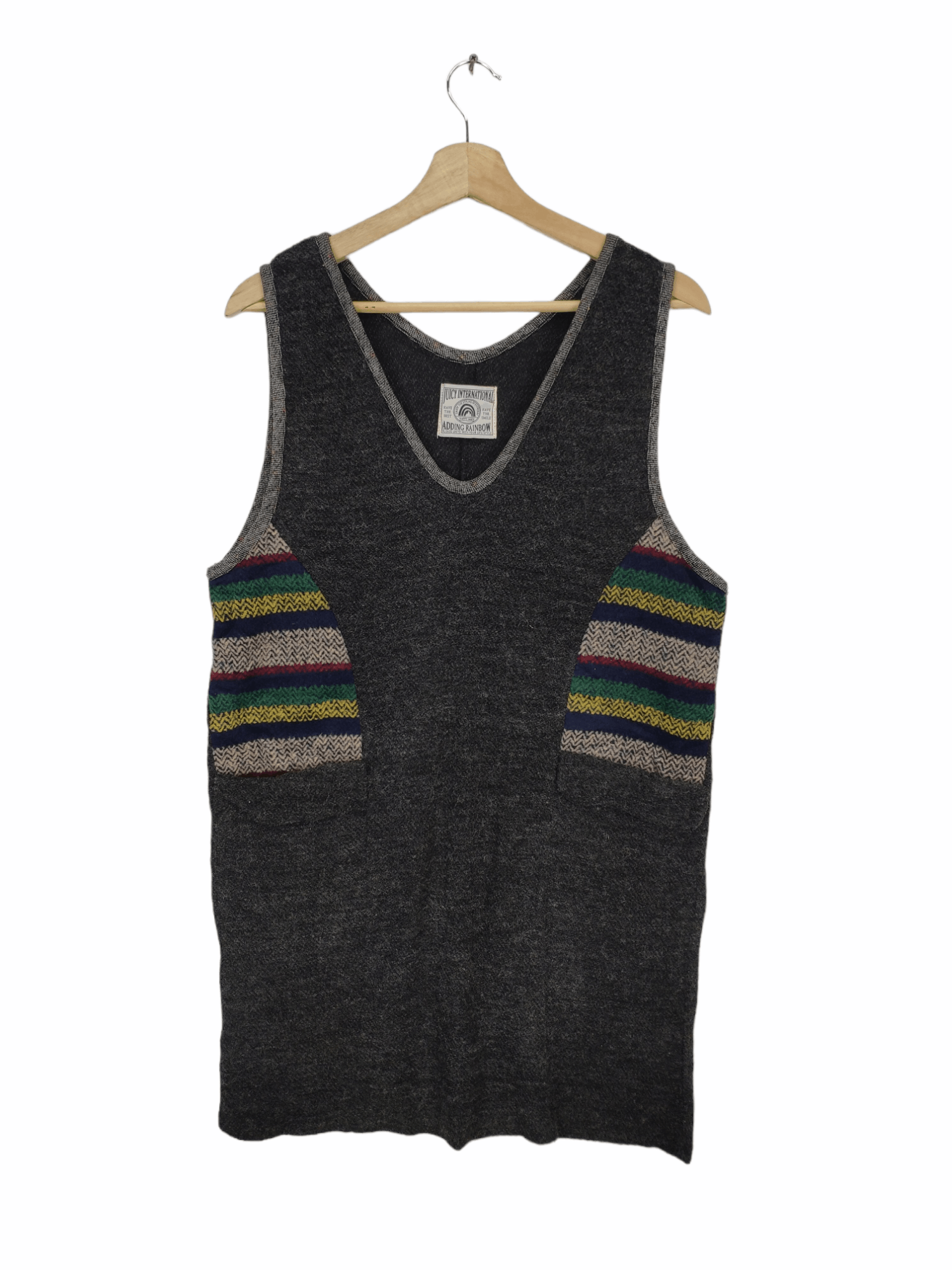 Japanese Brand Steal 💥 Vintage Japanese Wool Sleeveless Dress Size M / US 6-8 / IT 42-44 - 1 Thumbnail