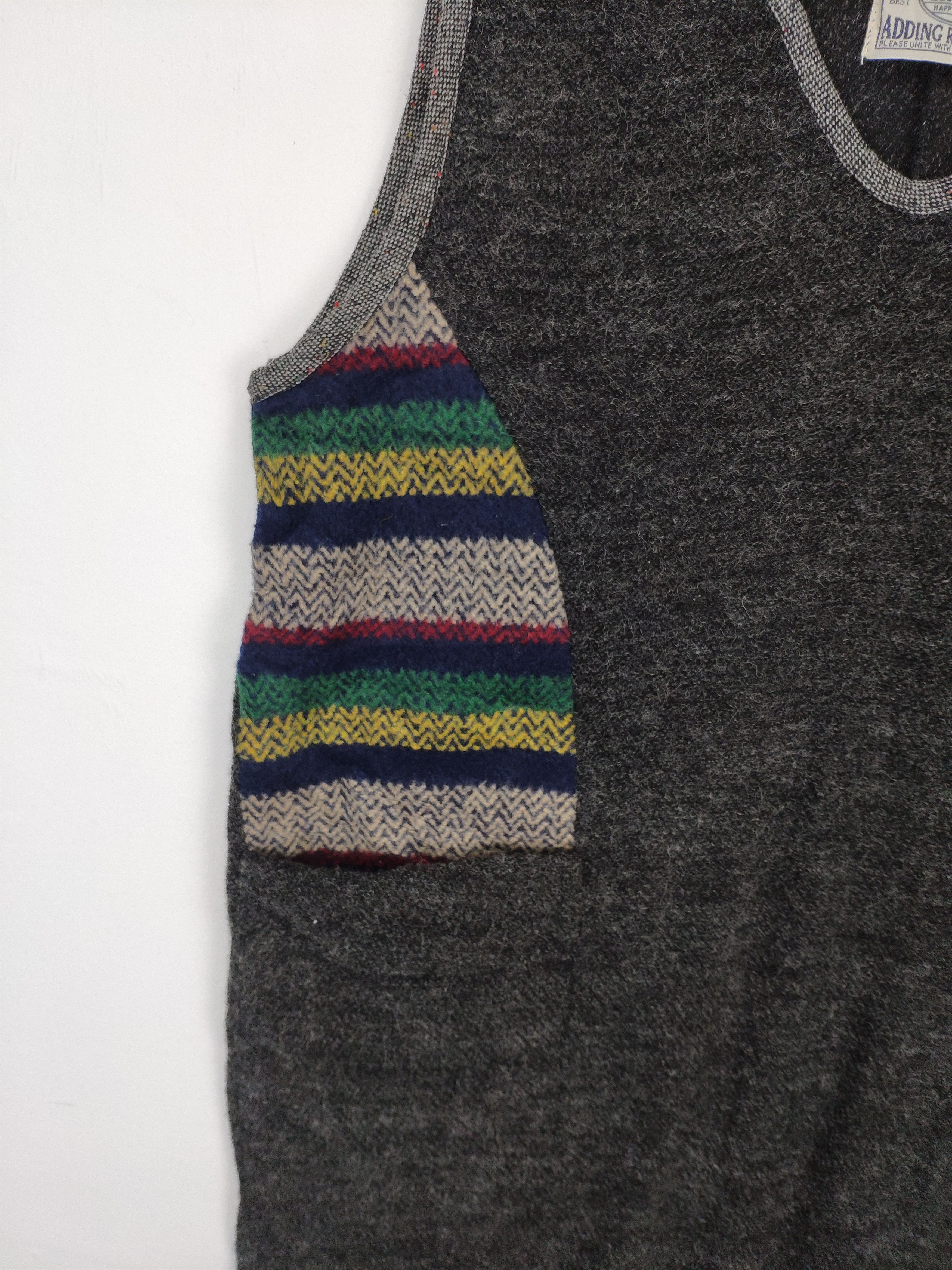 Japanese Brand Steal 💥 Vintage Japanese Wool Sleeveless Dress Size M / US 6-8 / IT 42-44 - 5 Thumbnail