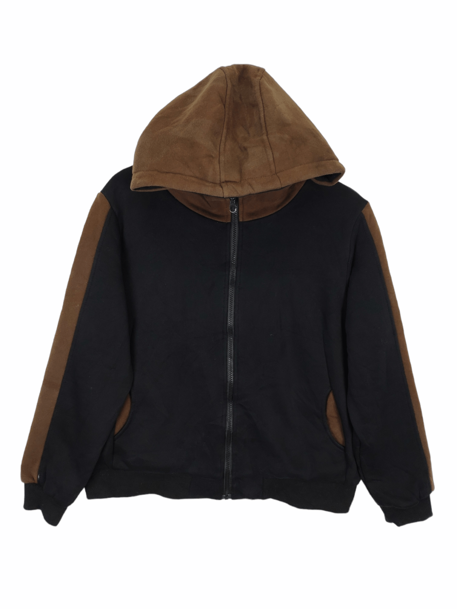 Japanese Brand × Vintage Vintage Y 2 K Hoodie Jacket 2 Tone Colour Size US M / EU 48-50 / 2 - 1 Thumbnail