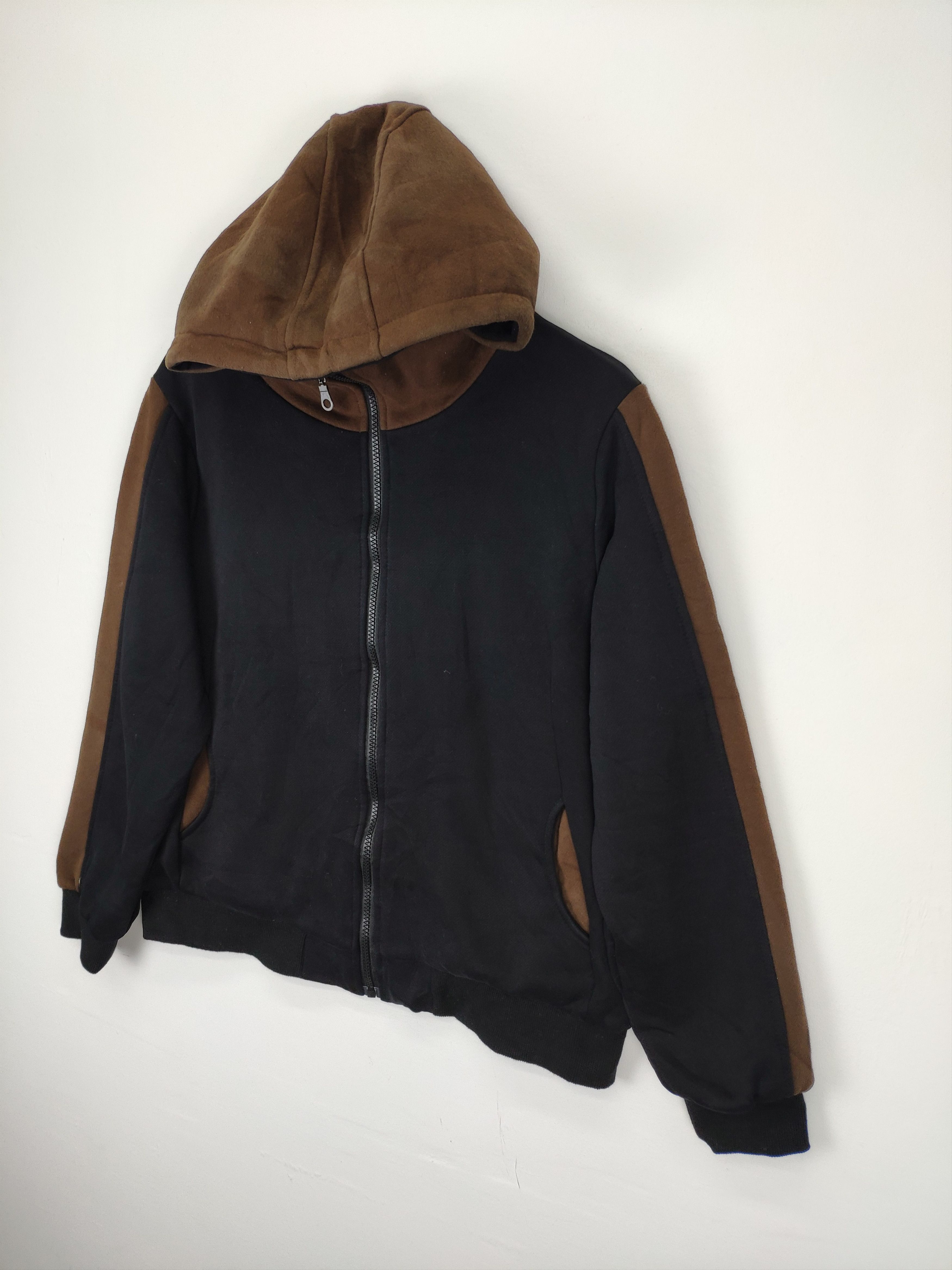 Japanese Brand × Vintage Vintage Y 2 K Hoodie Jacket 2 Tone Colour Size US M / EU 48-50 / 2 - 2 Thumbnail