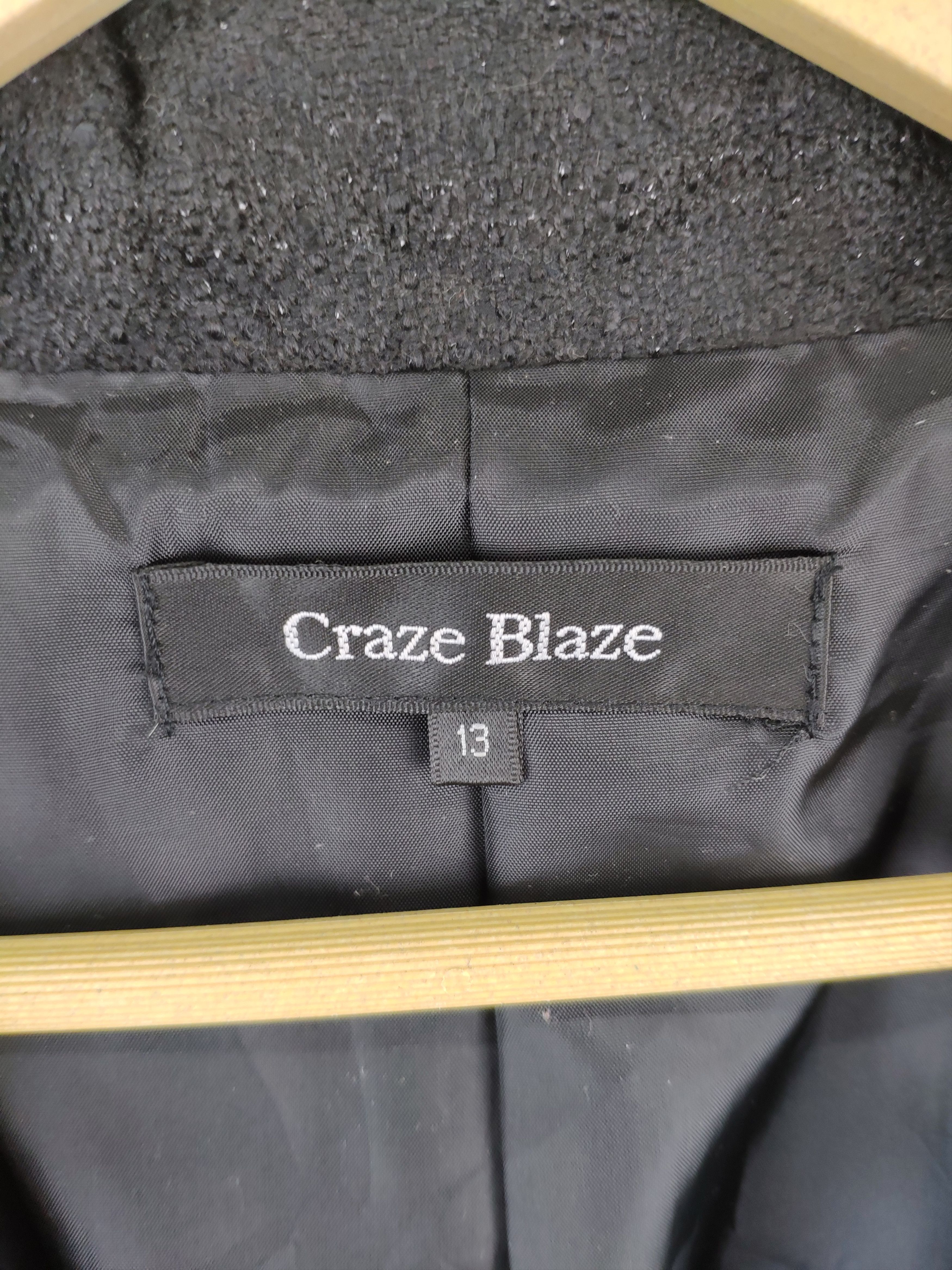 Japanese Brand Vintage Craze Blaze Cropped Tweed Cardigan Chanel Style Size S / US 4 / IT 40 - 3 Thumbnail