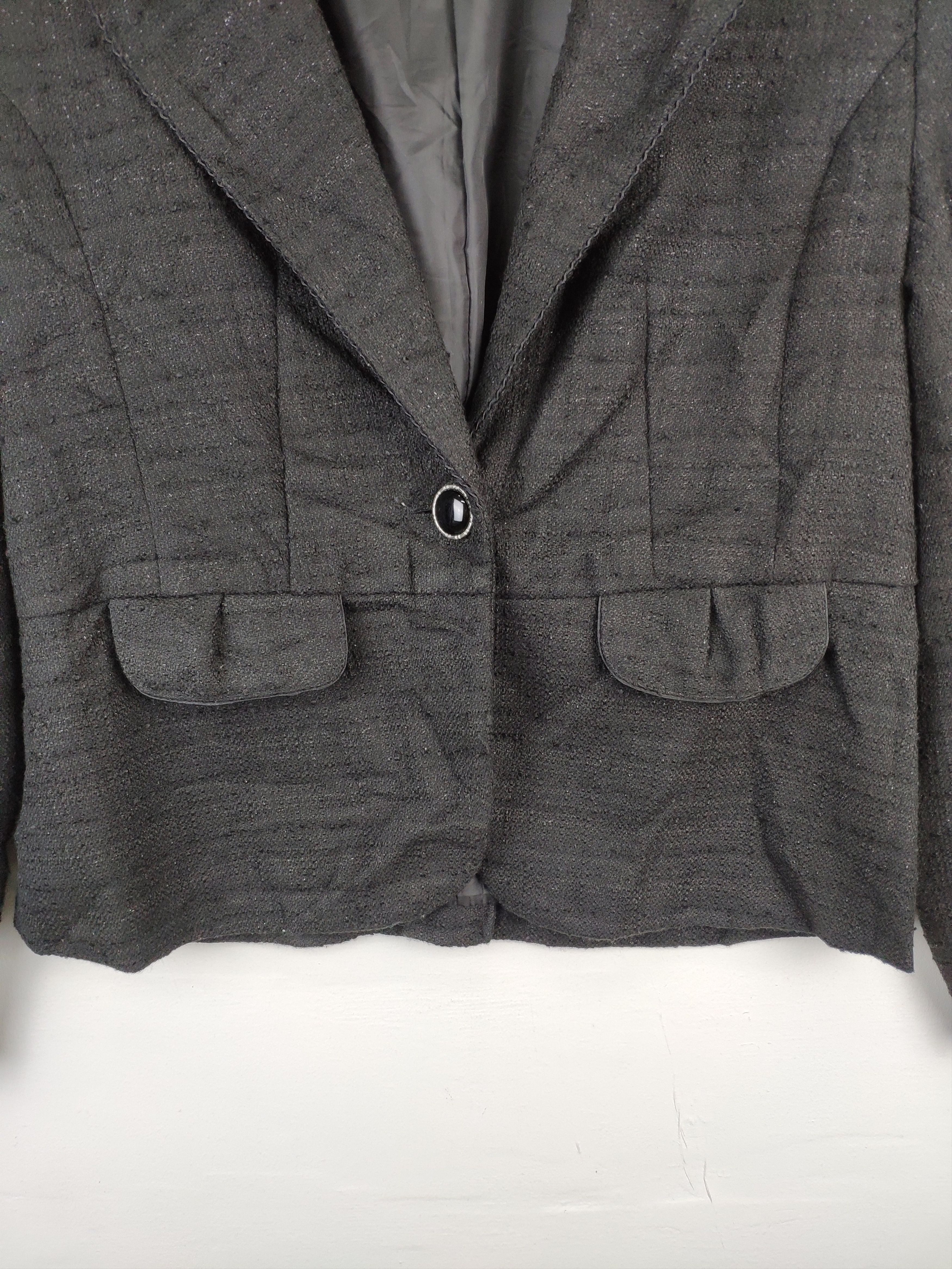 Japanese Brand Vintage Craze Blaze Cropped Tweed Cardigan Chanel Style Size S / US 4 / IT 40 - 10 Thumbnail