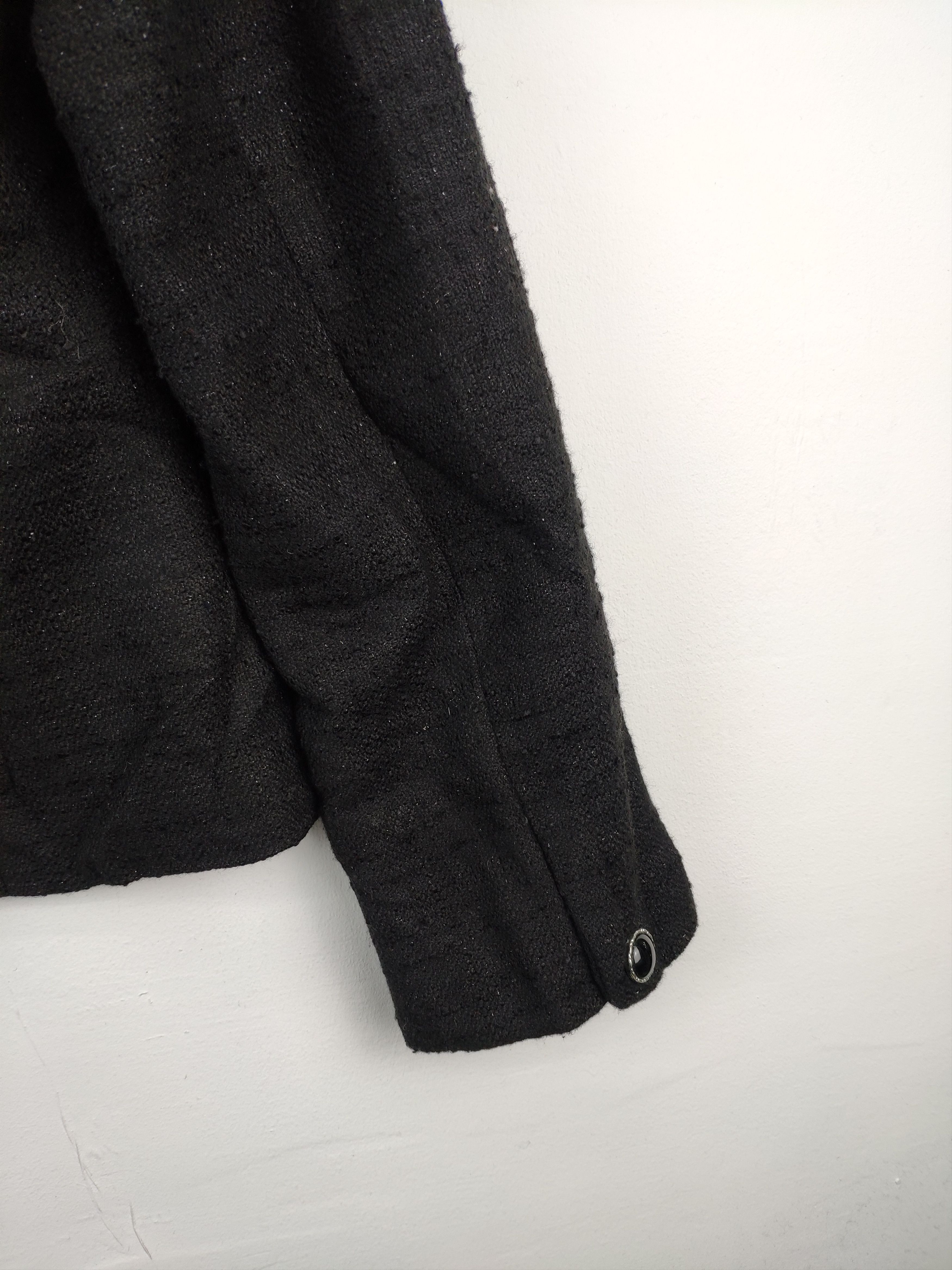 Japanese Brand Vintage Craze Blaze Cropped Tweed Cardigan Chanel Style Size S / US 4 / IT 40 - 14 Thumbnail