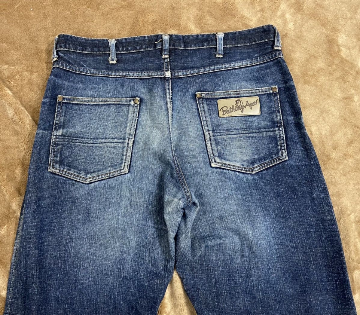 Bape Nigo Bathing Ape“ape shall never kill Ape”salvedge Jeans Size US 34 / EU 50 - 6 Thumbnail