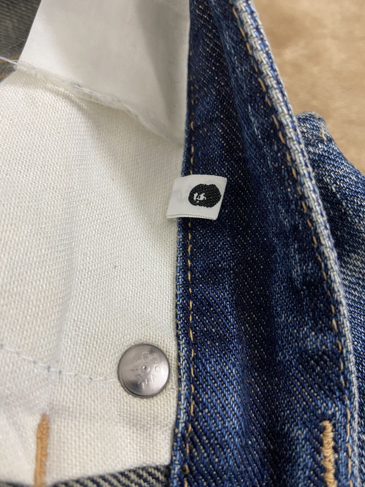 Bape Nigo Bathing Ape“ape shall never kill Ape”salvedge Jeans Size US 34 / EU 50 - 5 Thumbnail