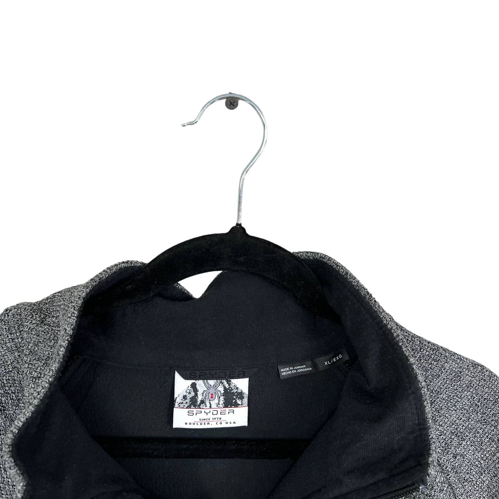 Spyder Spyder Sweater Knit Pullover Fleece Lined Quarter Zip Gray B Size US XL / EU 56 / 4 - 3 Thumbnail