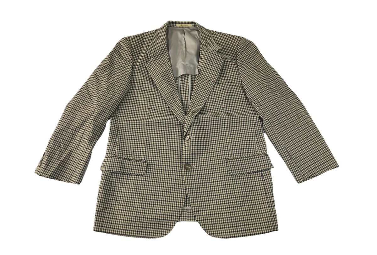 Aquascutum × Designer Aquascutum Of London Jacket Blazer Coat Checked Fashion Size 48R - 1 Thumbnail