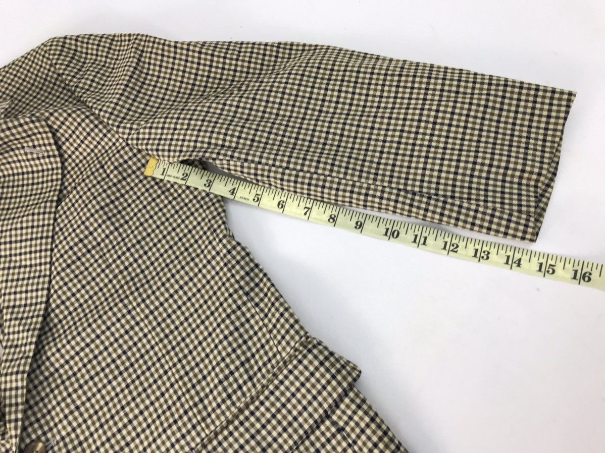 Aquascutum × Designer Aquascutum Of London Jacket Blazer Coat Checked Fashion Size 48R - 10 Thumbnail
