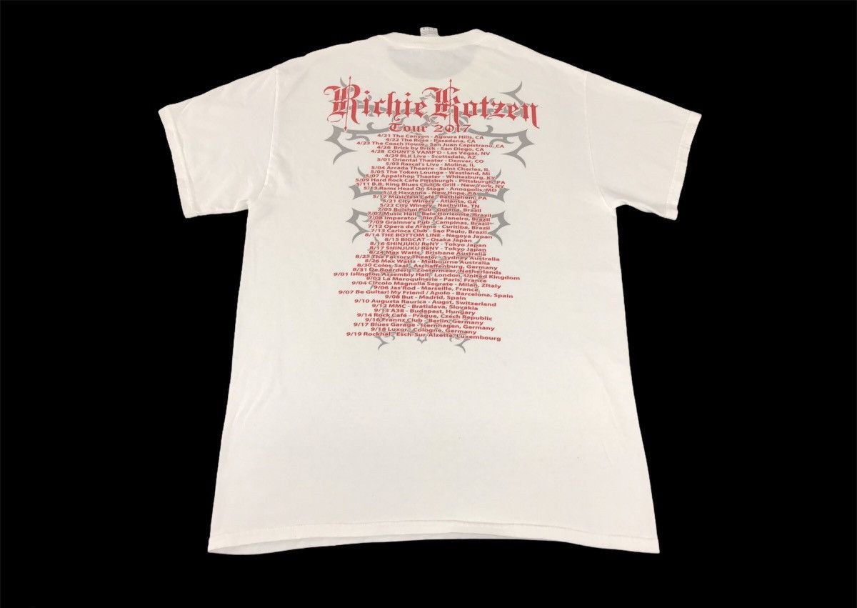 Band Tees × Vintage Ritchie Kotzen American Guitarist Artist Salting Earth Tee Size US M / EU 48-50 / 2 - 2 Thumbnail