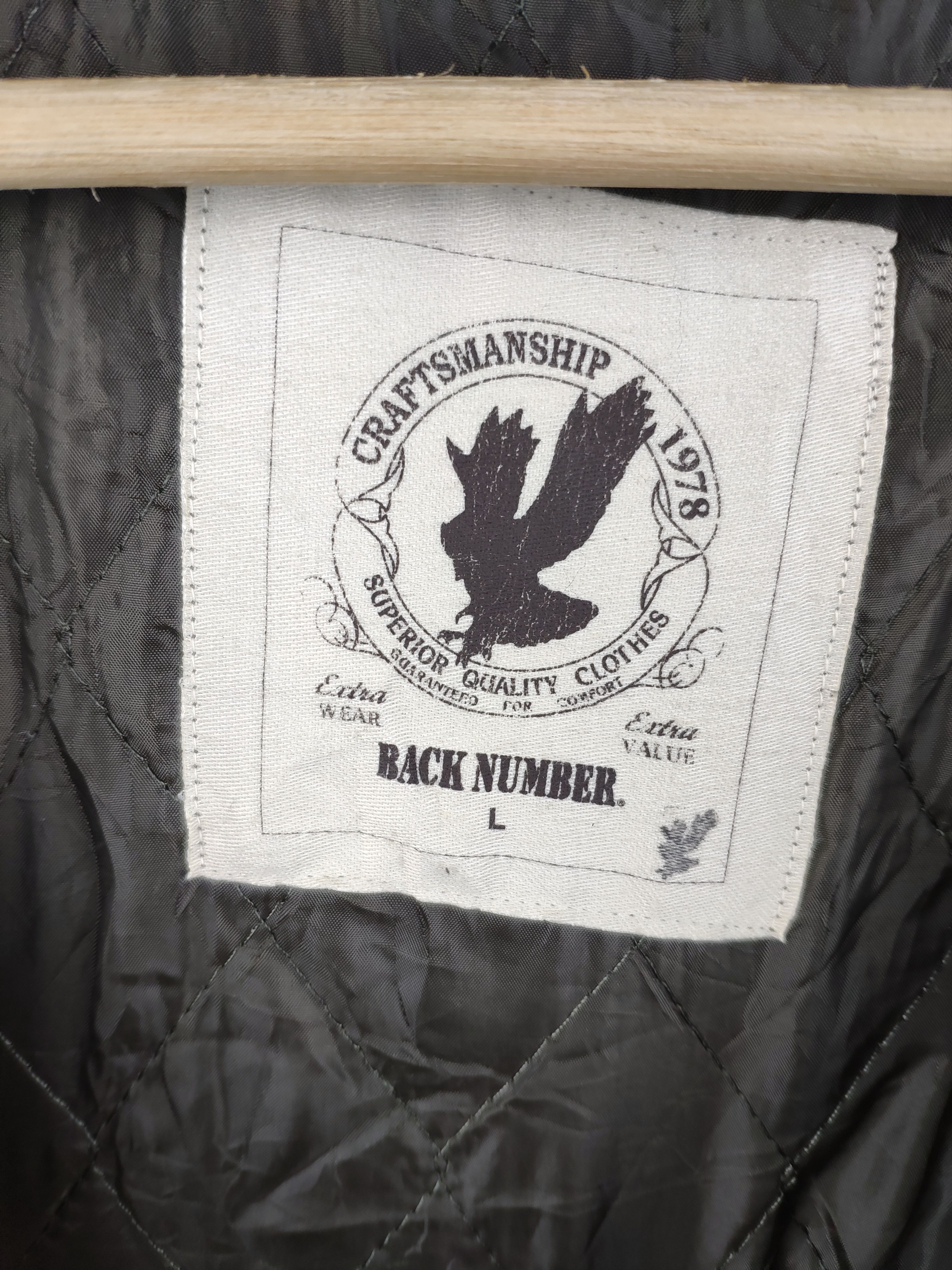 Japanese Brand × Vintage Vintage Japanese Back Number Military Parka Hoodie Size US S / EU 44-46 / 1 - 7 Thumbnail